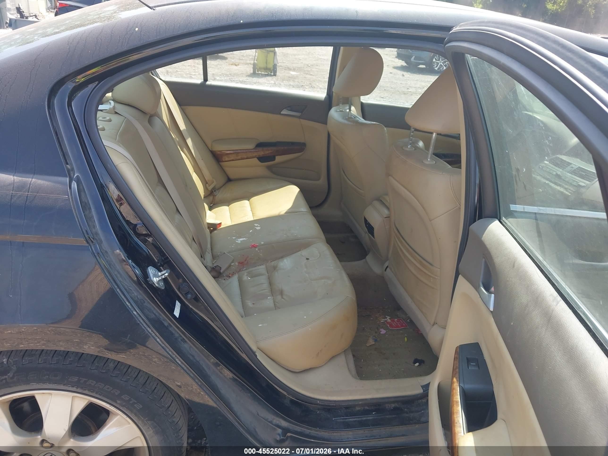 2010 Honda Accord 2.4 Ex-l Черный vin: 1HGCP2F87AA105889