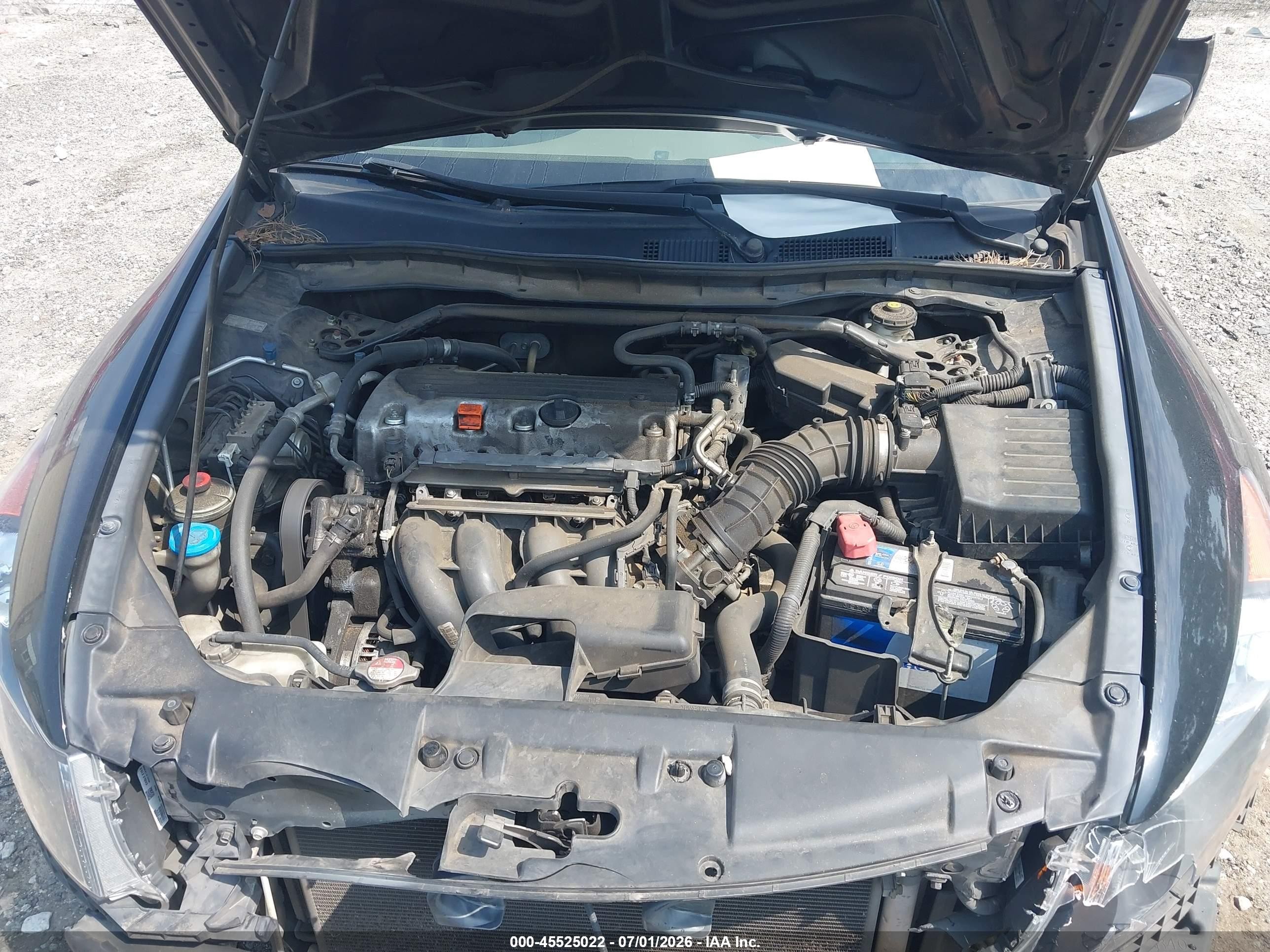2010 Honda Accord 2.4 Ex-l Черный vin: 1HGCP2F87AA105889