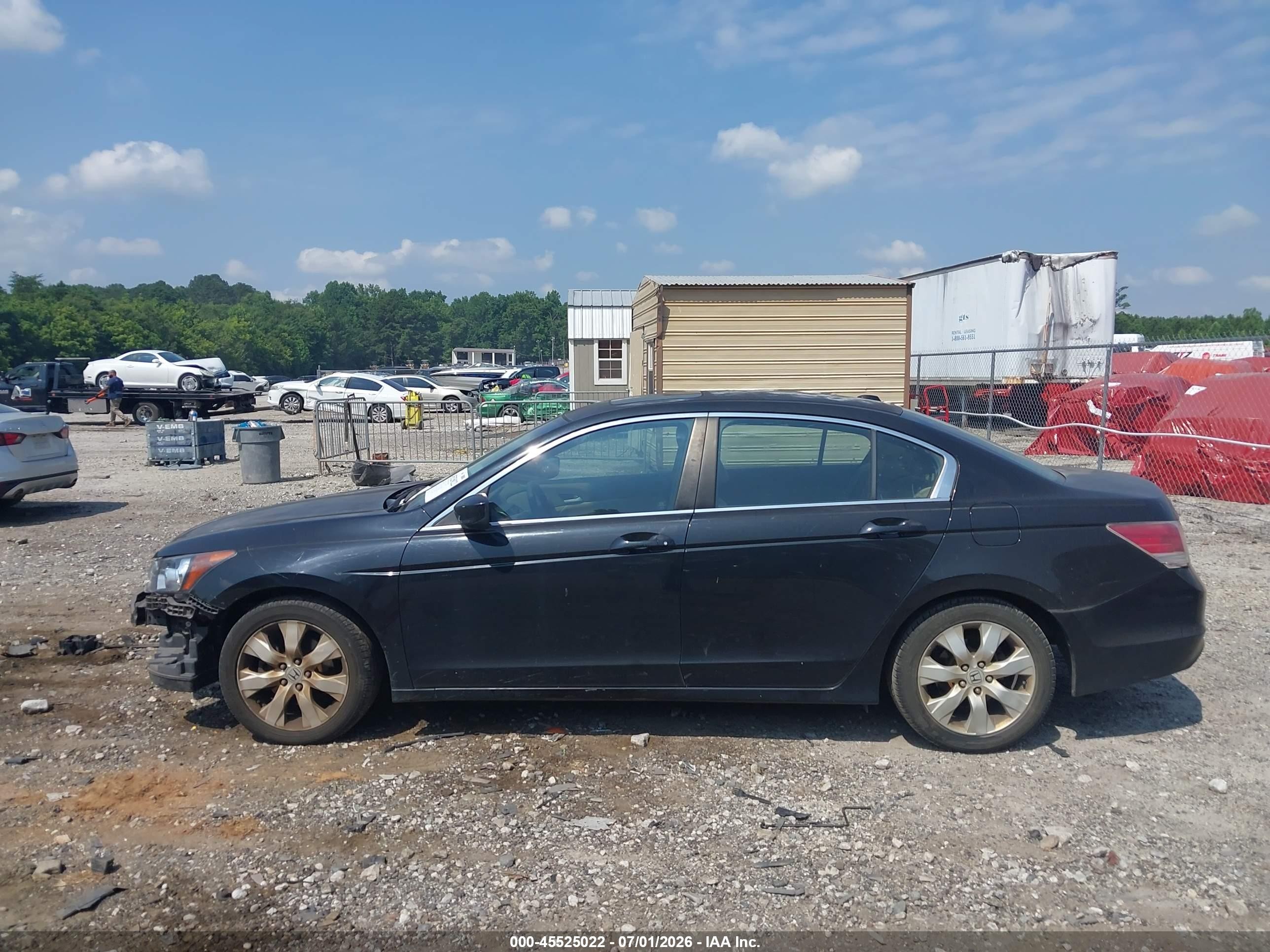 2010 Honda Accord 2.4 Ex-l Черный vin: 1HGCP2F87AA105889
