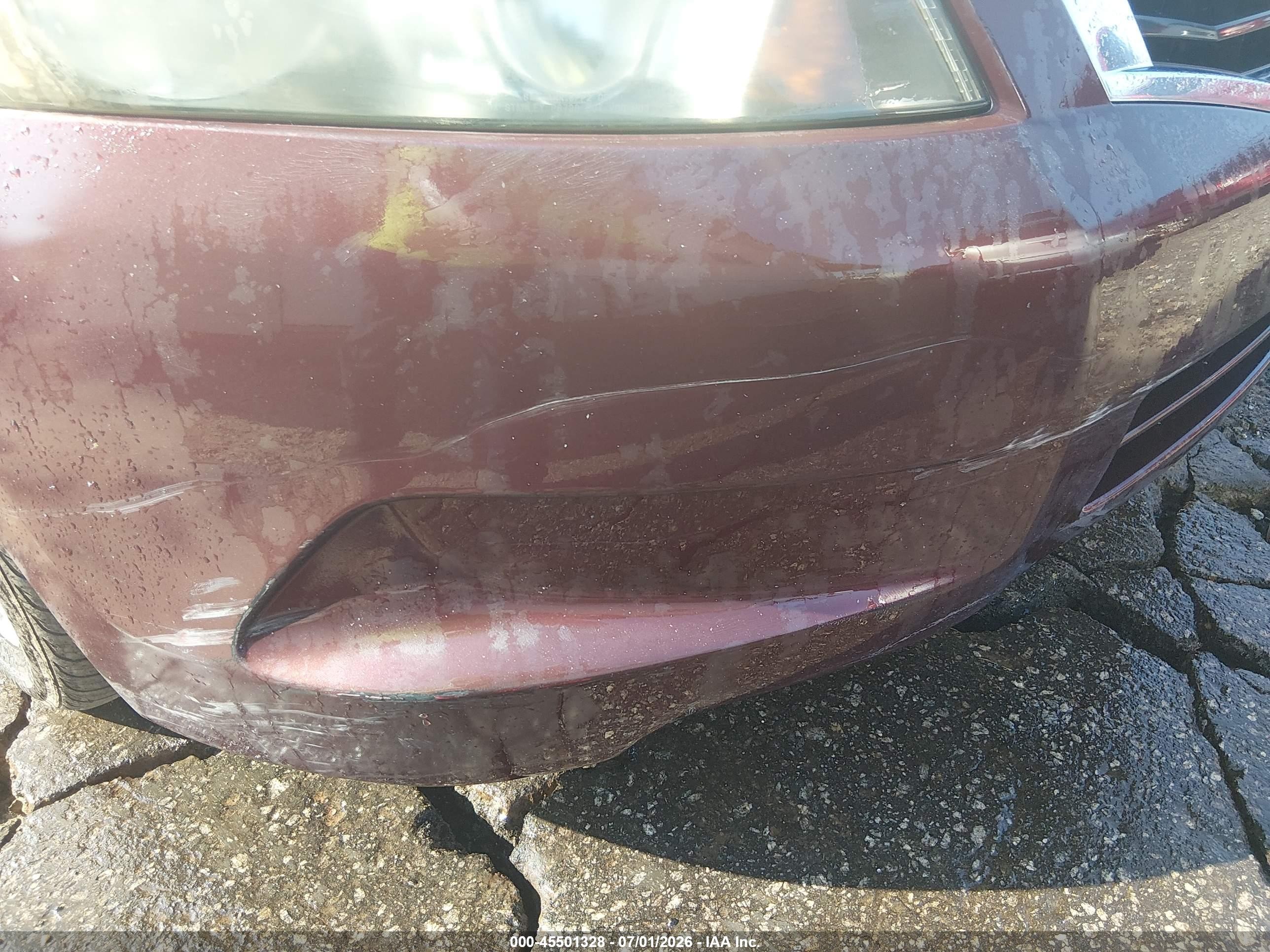 2010 Honda Accord 2.4 Ex-l Burgundy vin: 1HGCP2F87AA107366