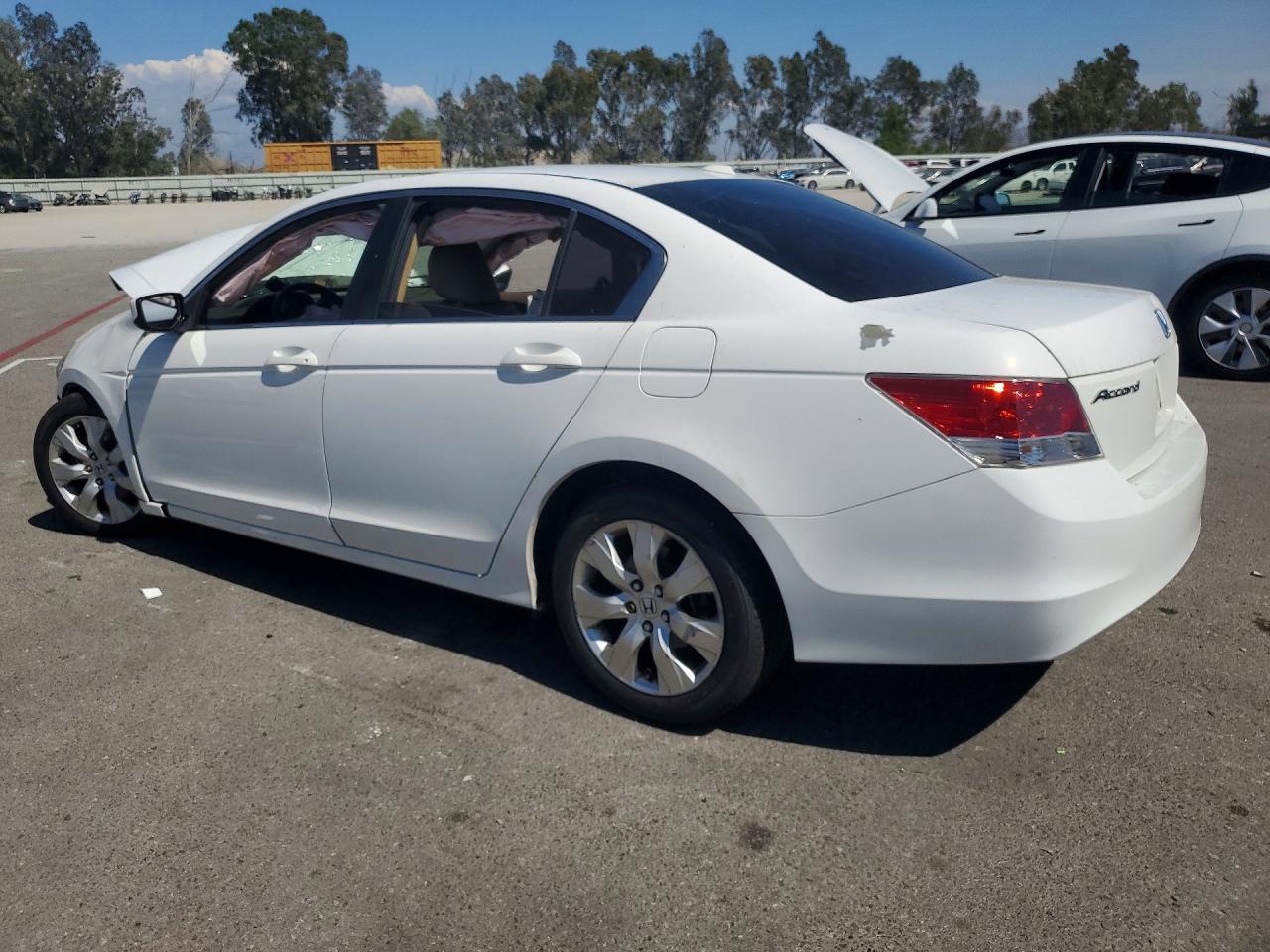 2010 Honda Accord Exl White vin: 1HGCP2F87AA115855