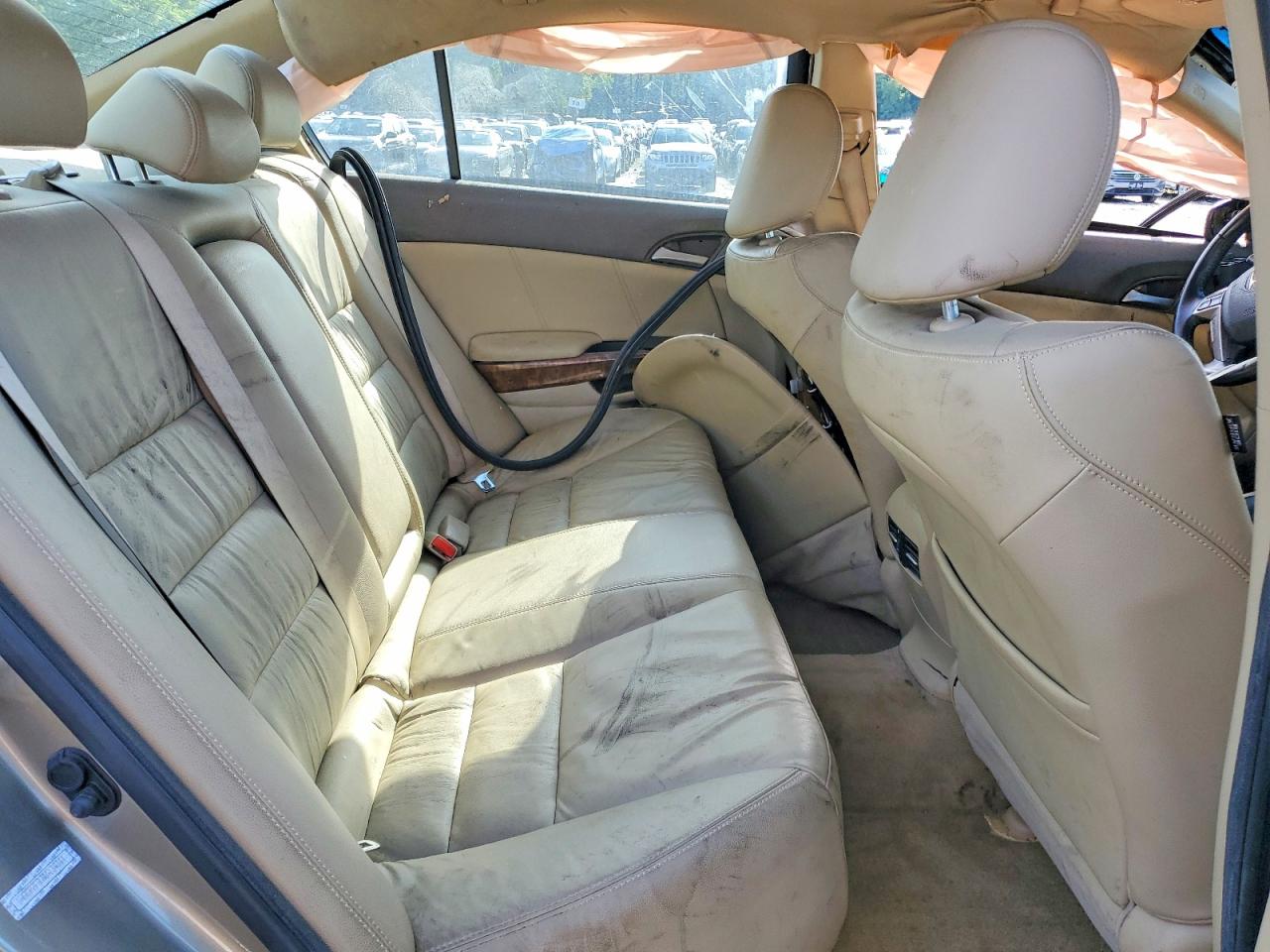 2010 Honda Accord Exl Beige vin: 1HGCP2F87AA134311