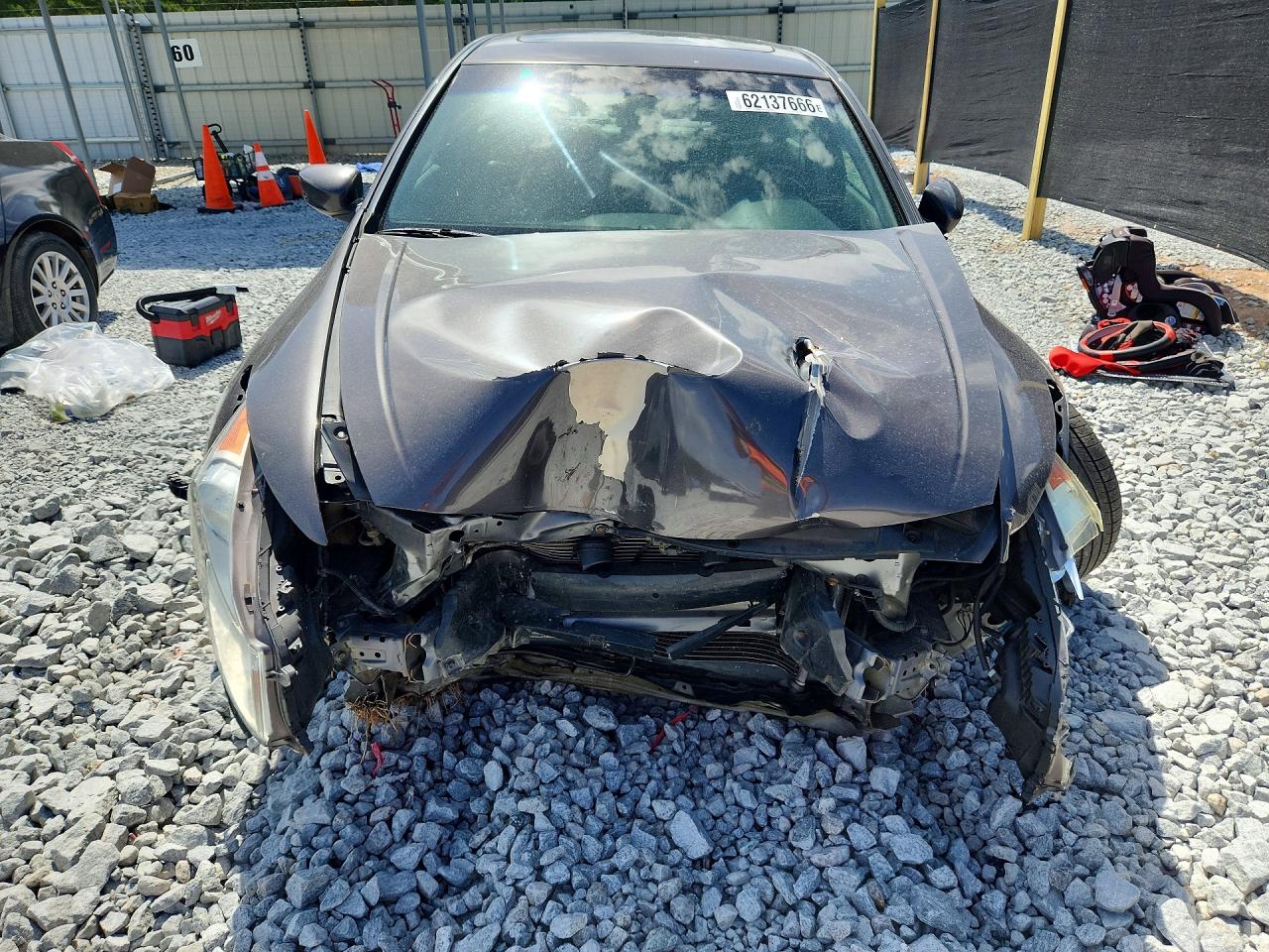 2010 Honda Accord Exl Gray vin: 1HGCP2F87AA151237