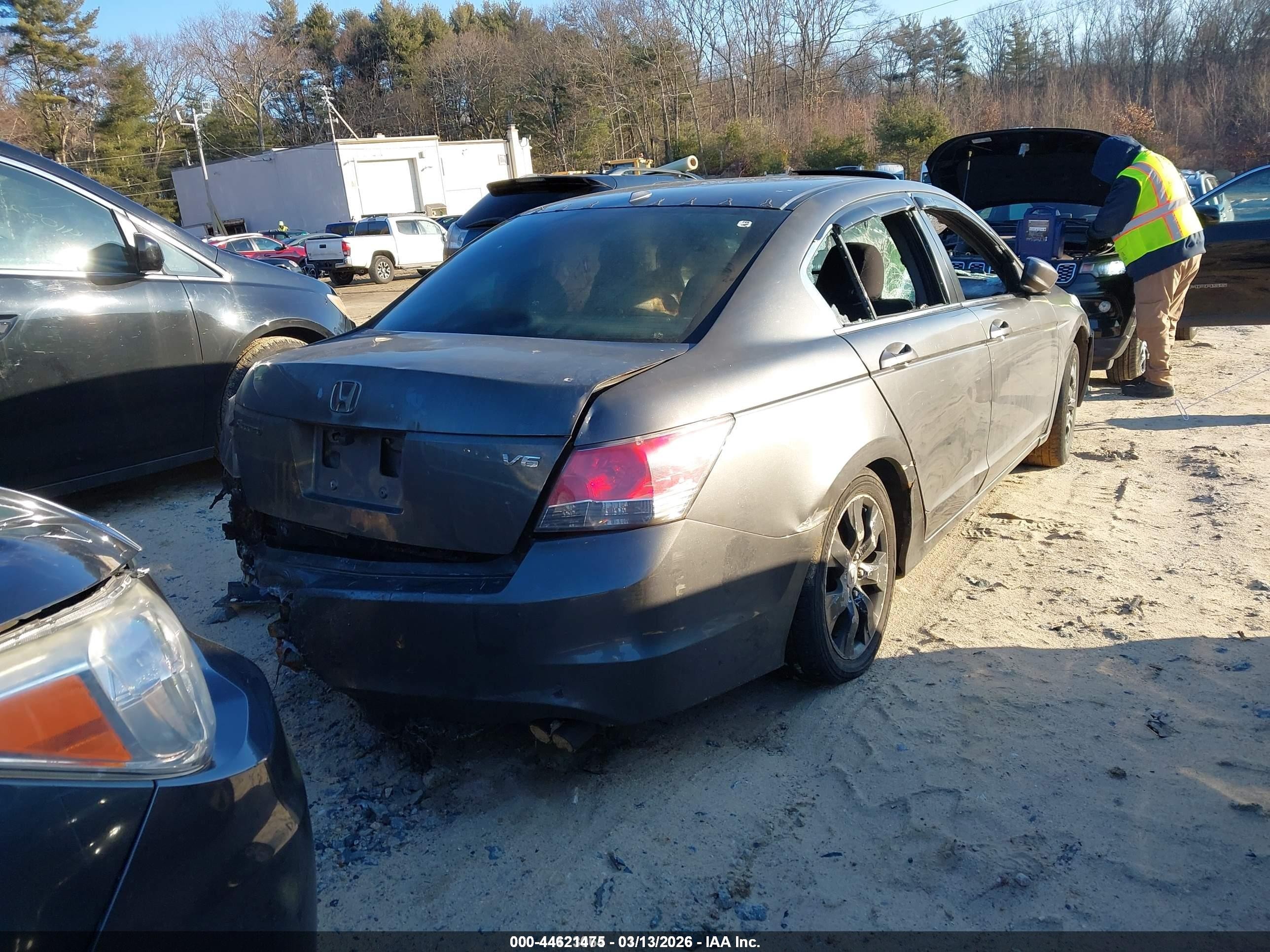 2010 Honda Accord 2.4 Ex-l Gray vin: 1HGCP2F87AA159158