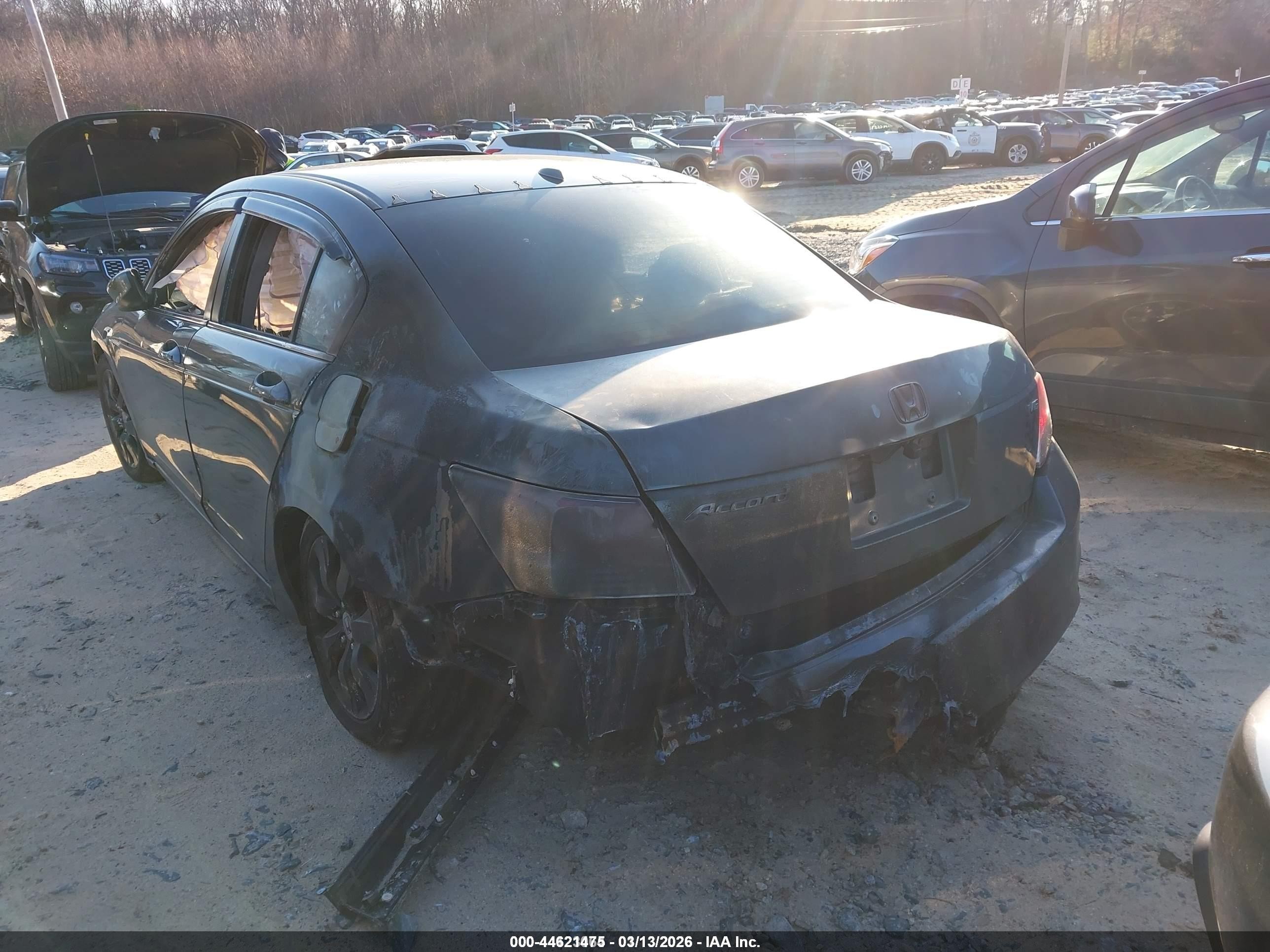 2010 Honda Accord 2.4 Ex-l Gray vin: 1HGCP2F87AA159158