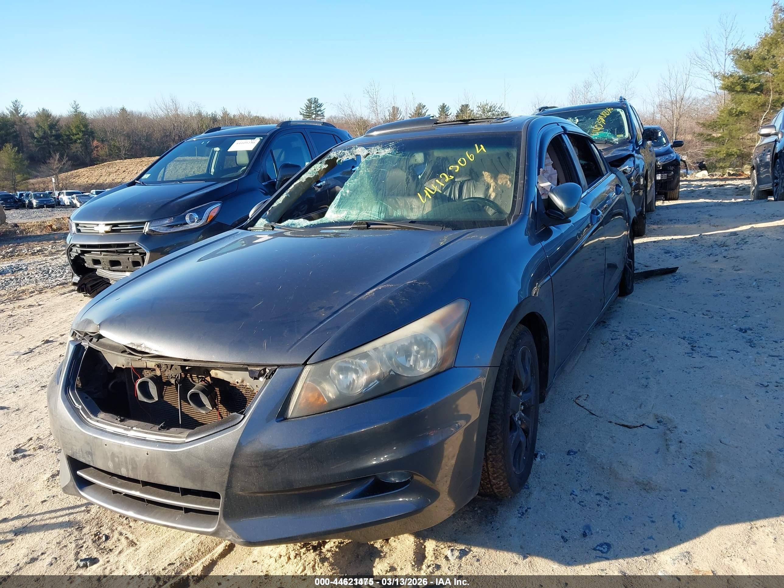 2010 Honda Accord 2.4 Ex-l Gray vin: 1HGCP2F87AA159158