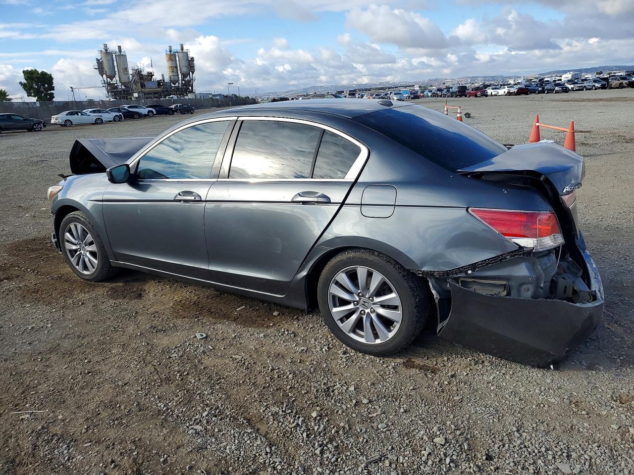 2011 Honda Accord Exl Gray vin: 1HGCP2F87BA000495
