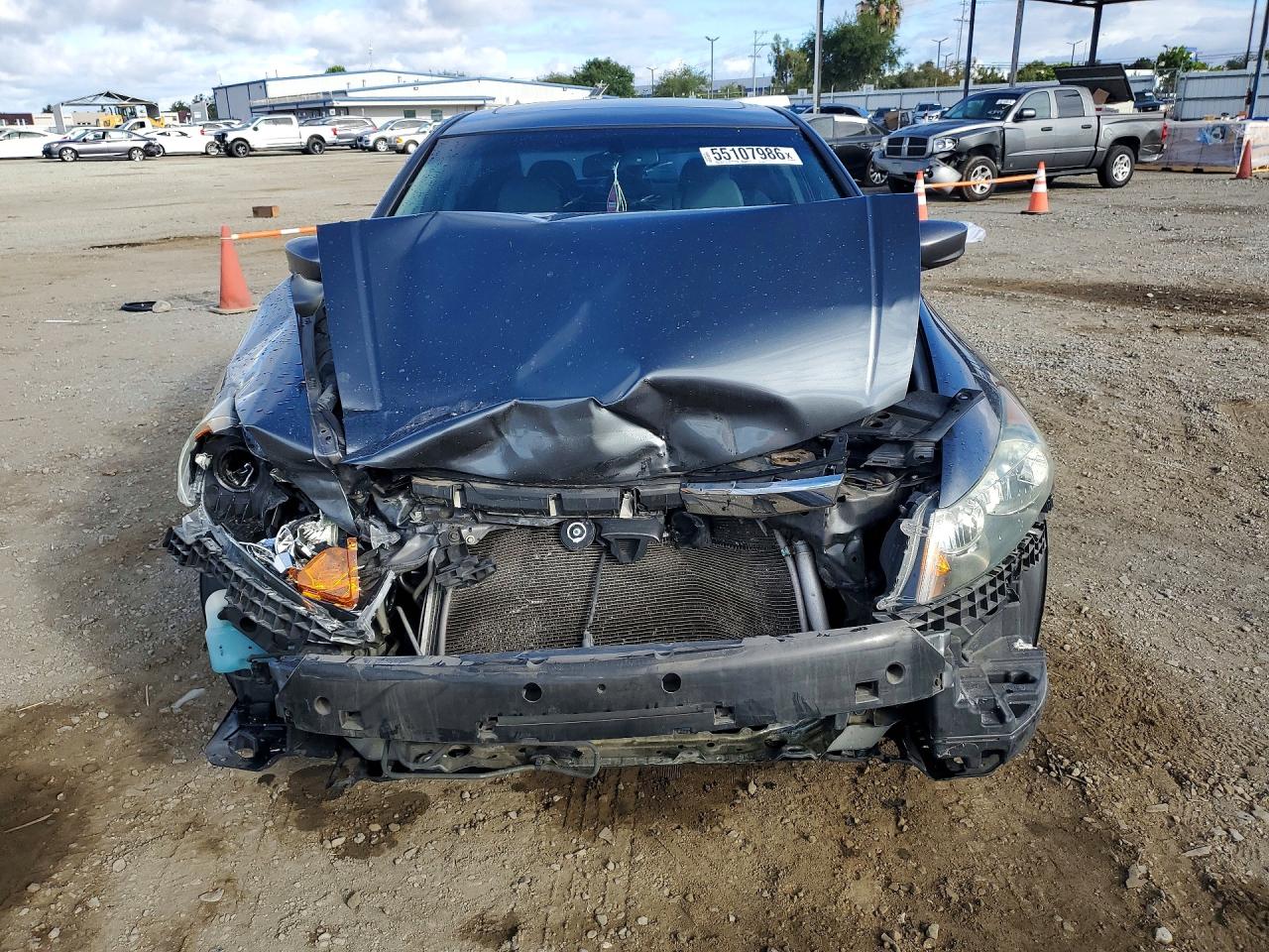 2011 Honda Accord Exl Gray vin: 1HGCP2F87BA000495