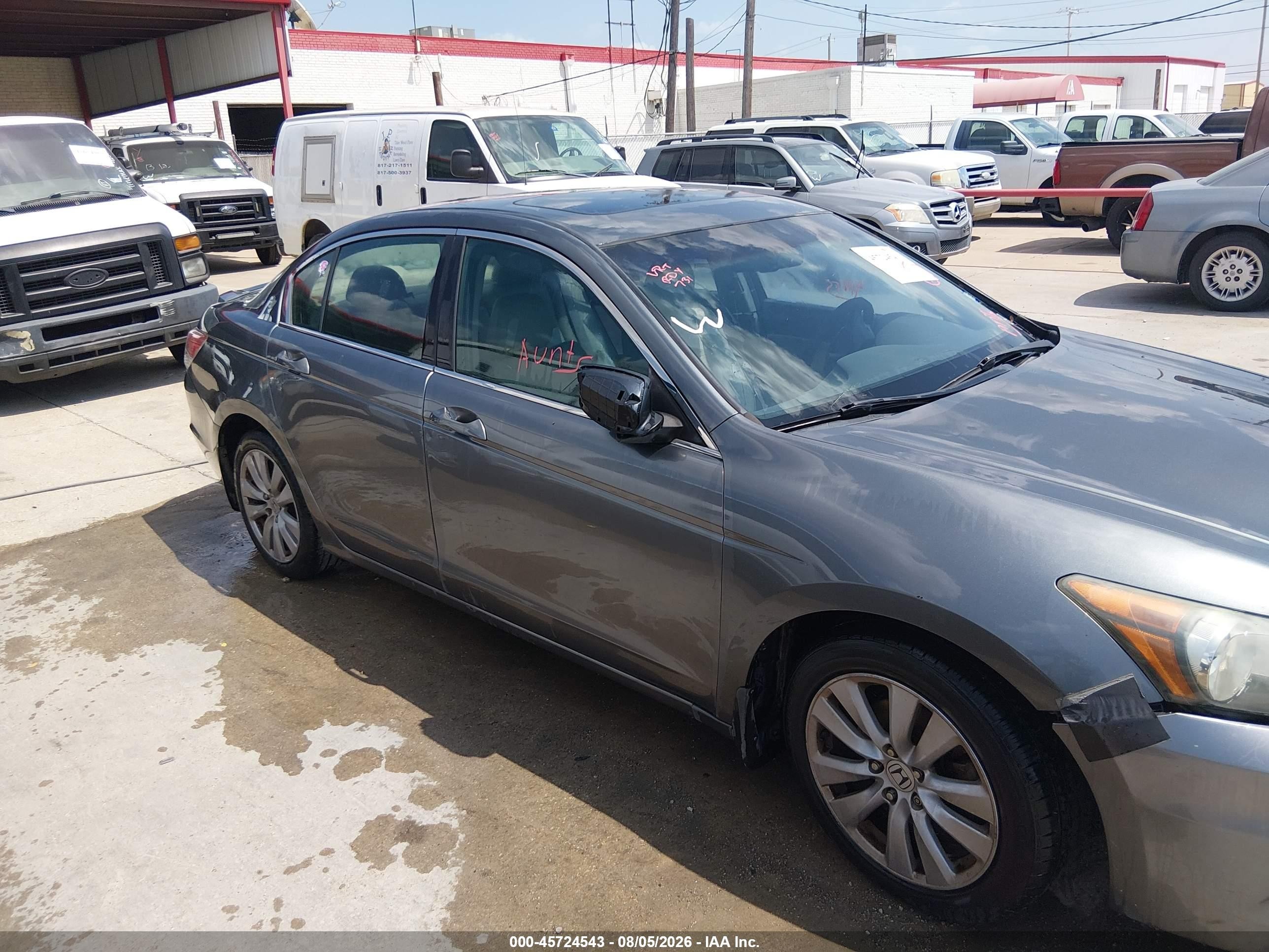 2011 Honda Accord 2.4 Ex-l Gray vin: 1HGCP2F87BA003395