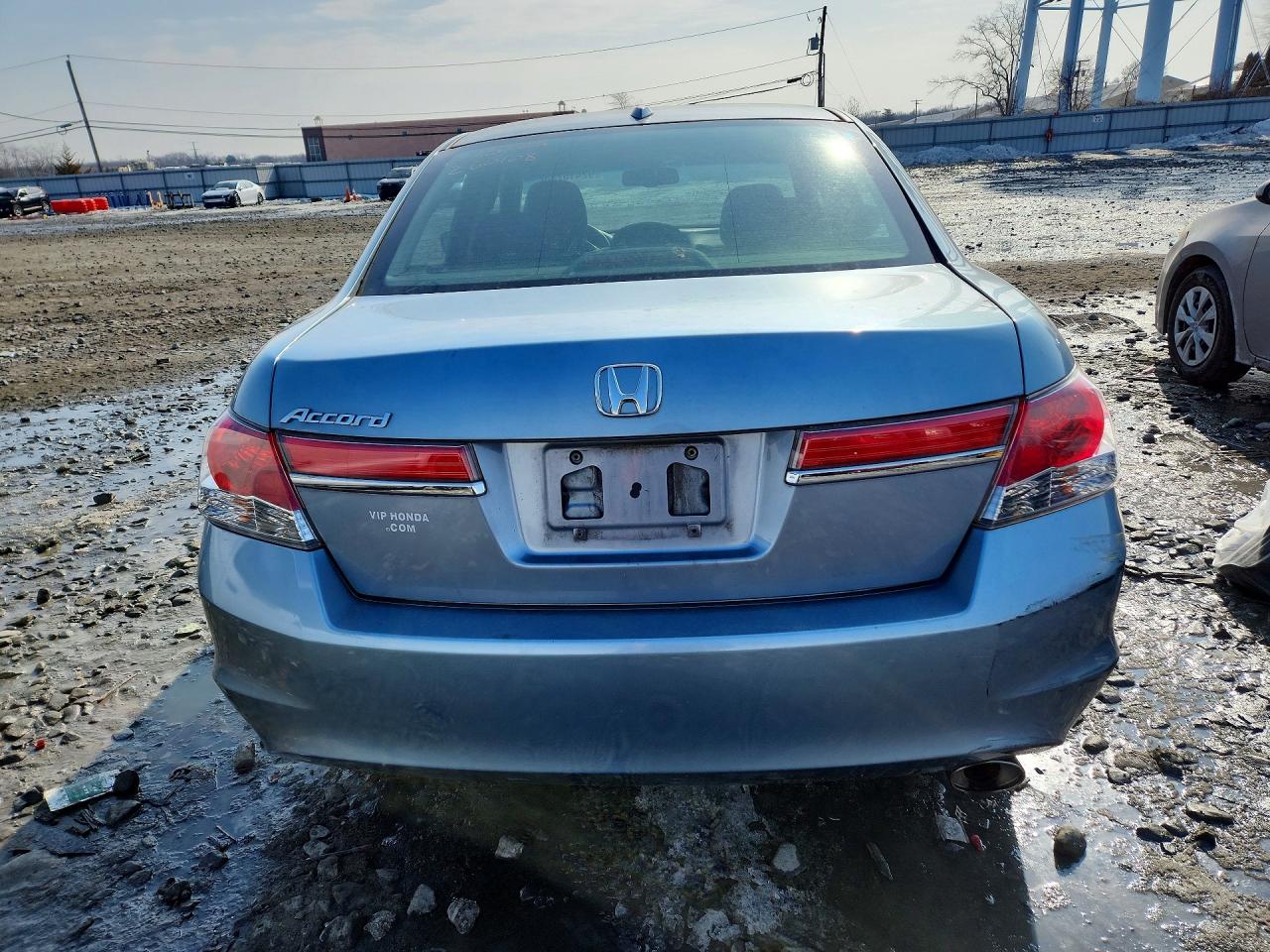 2011 Honda Accord Exl Синий vin: 1HGCP2F87BA039829