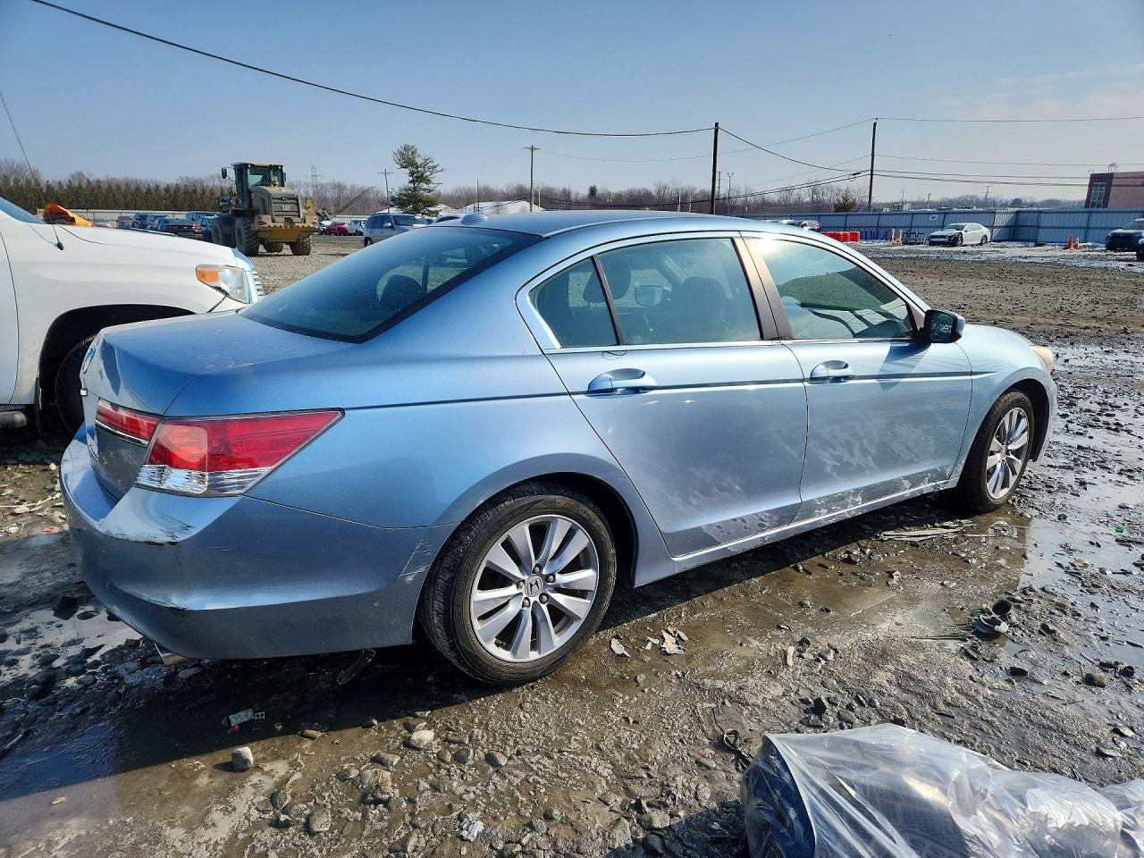 2011 Honda Accord Exl Синий vin: 1HGCP2F87BA039829