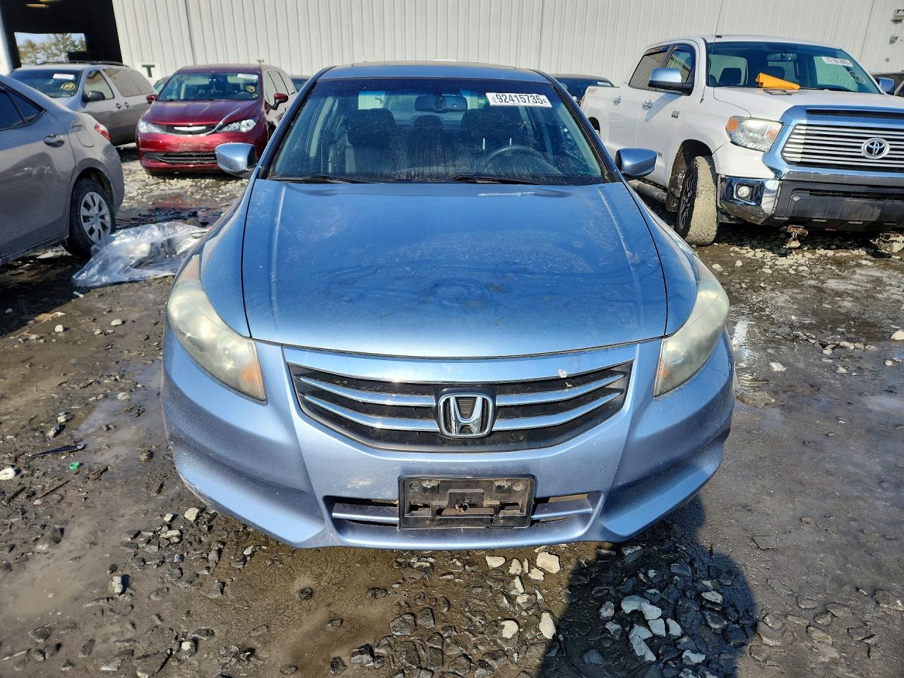 2011 Honda Accord Exl Синий vin: 1HGCP2F87BA039829