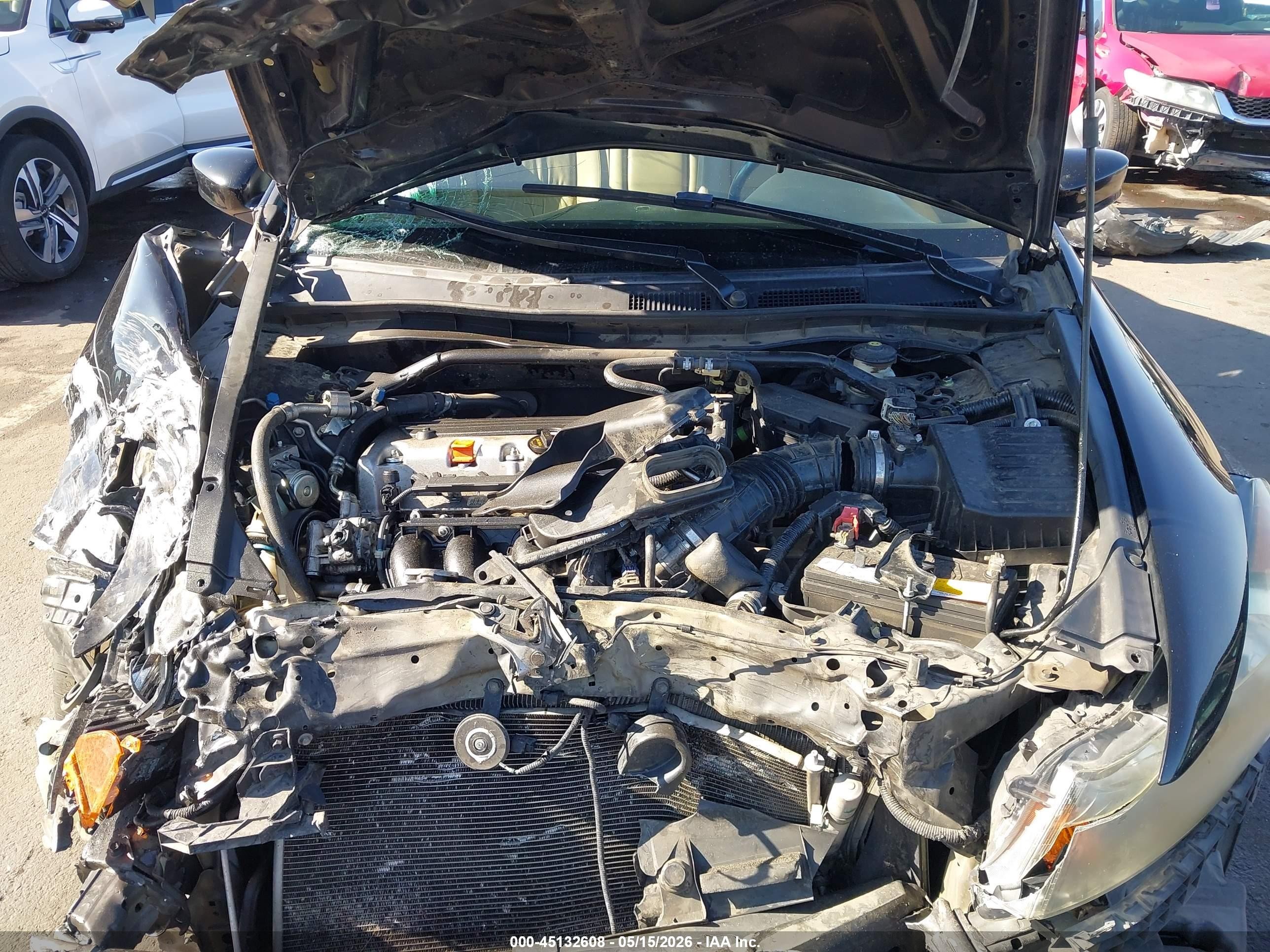 2011 Honda Accord 2.4 Ex-l Black vin: 1HGCP2F87BA044366