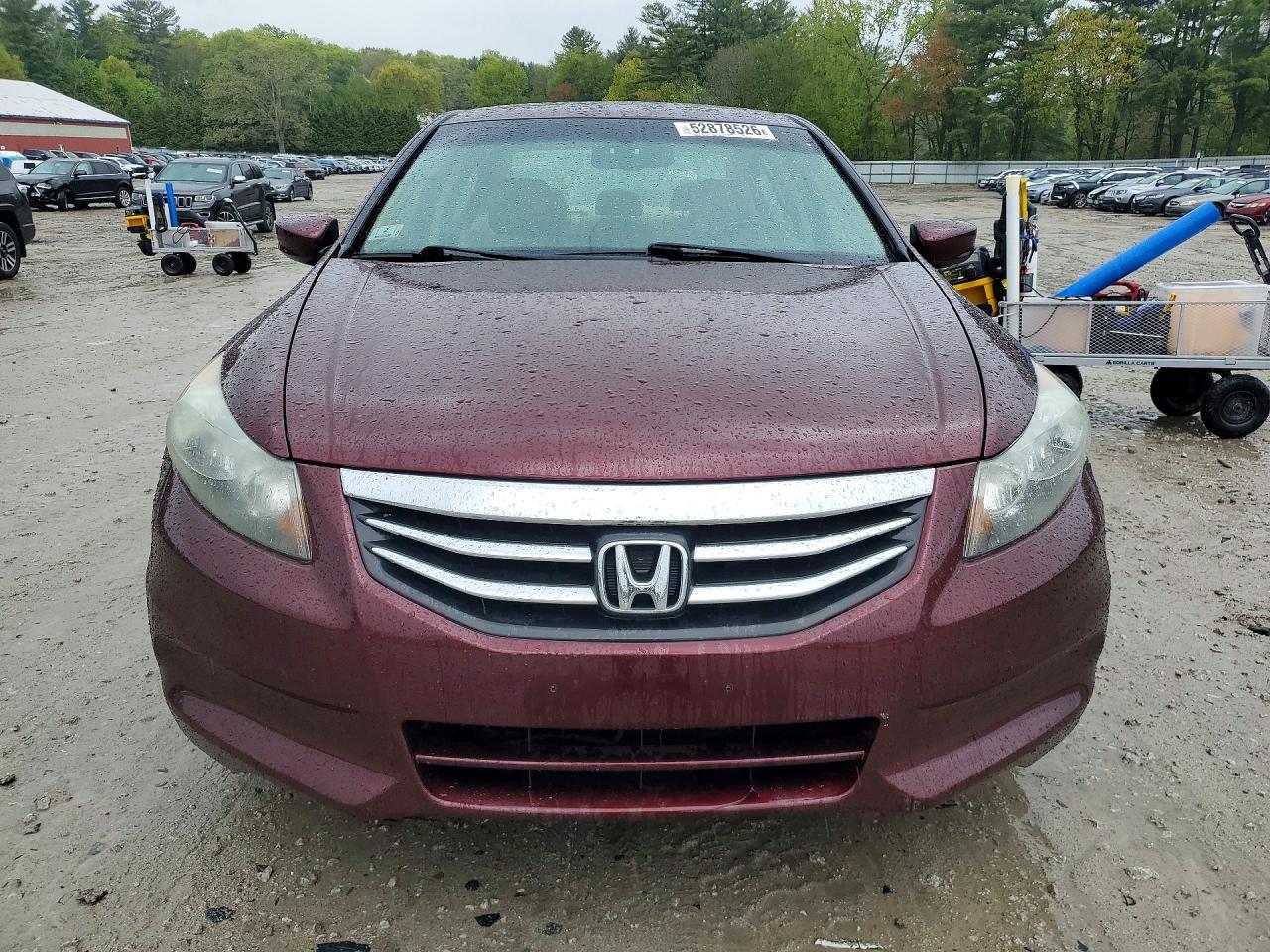 2011 Honda Accord Exl Бордовый vin: 1HGCP2F87BA054380