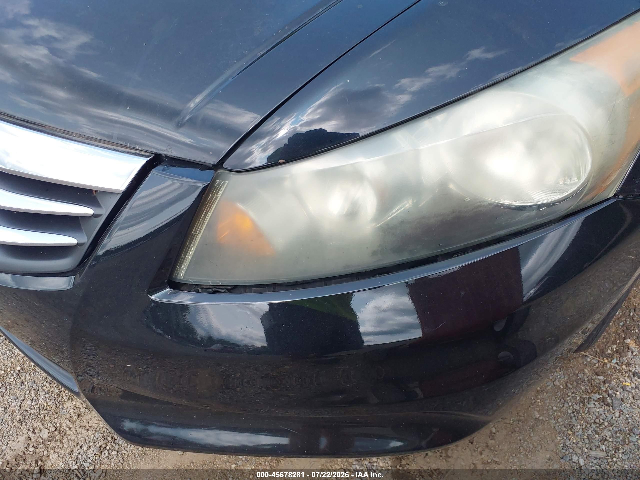 2011 Honda Accord 2.4 Ex-l Black vin: 1HGCP2F87BA087105
