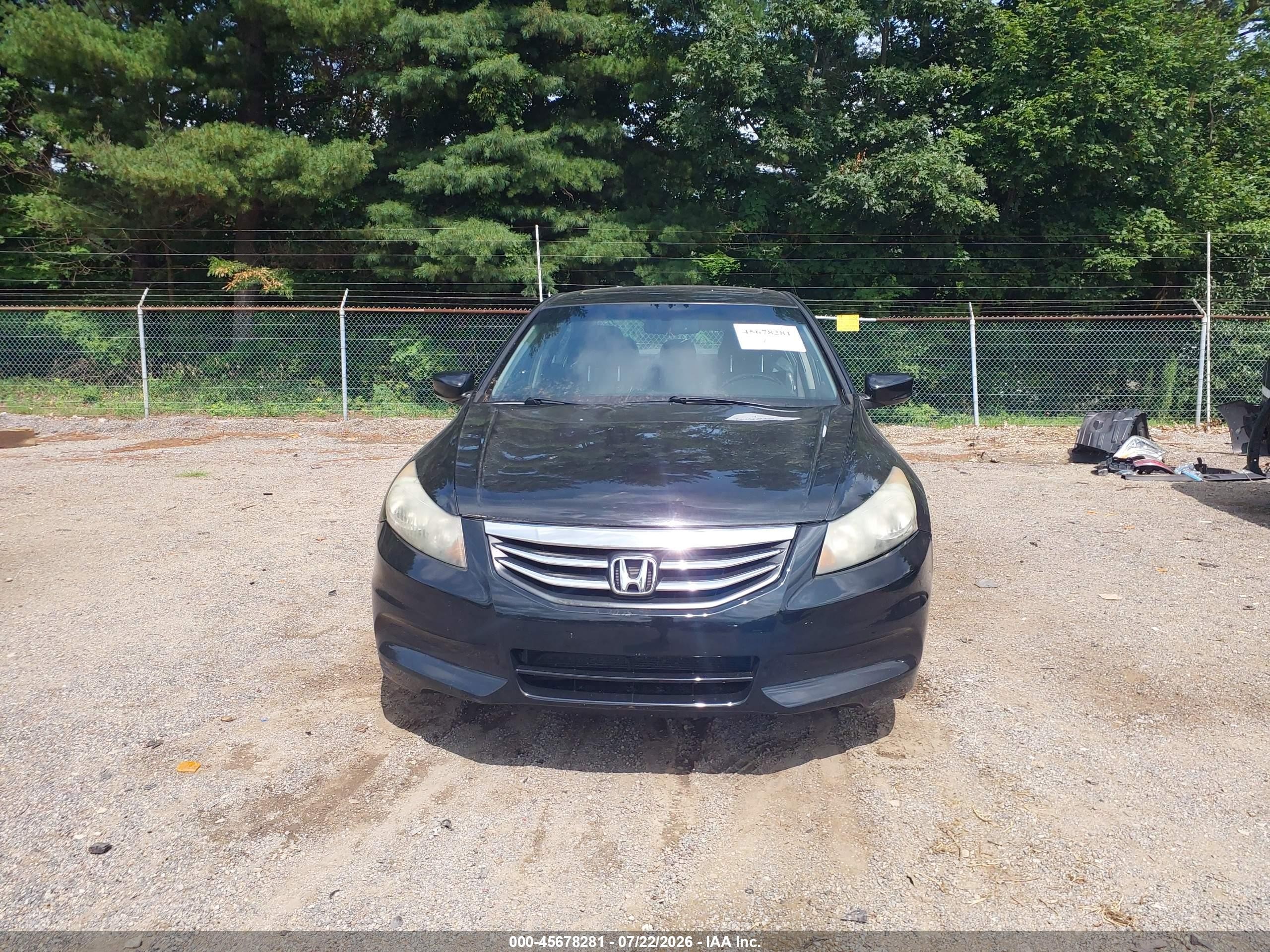 2011 Honda Accord 2.4 Ex-l Black vin: 1HGCP2F87BA087105