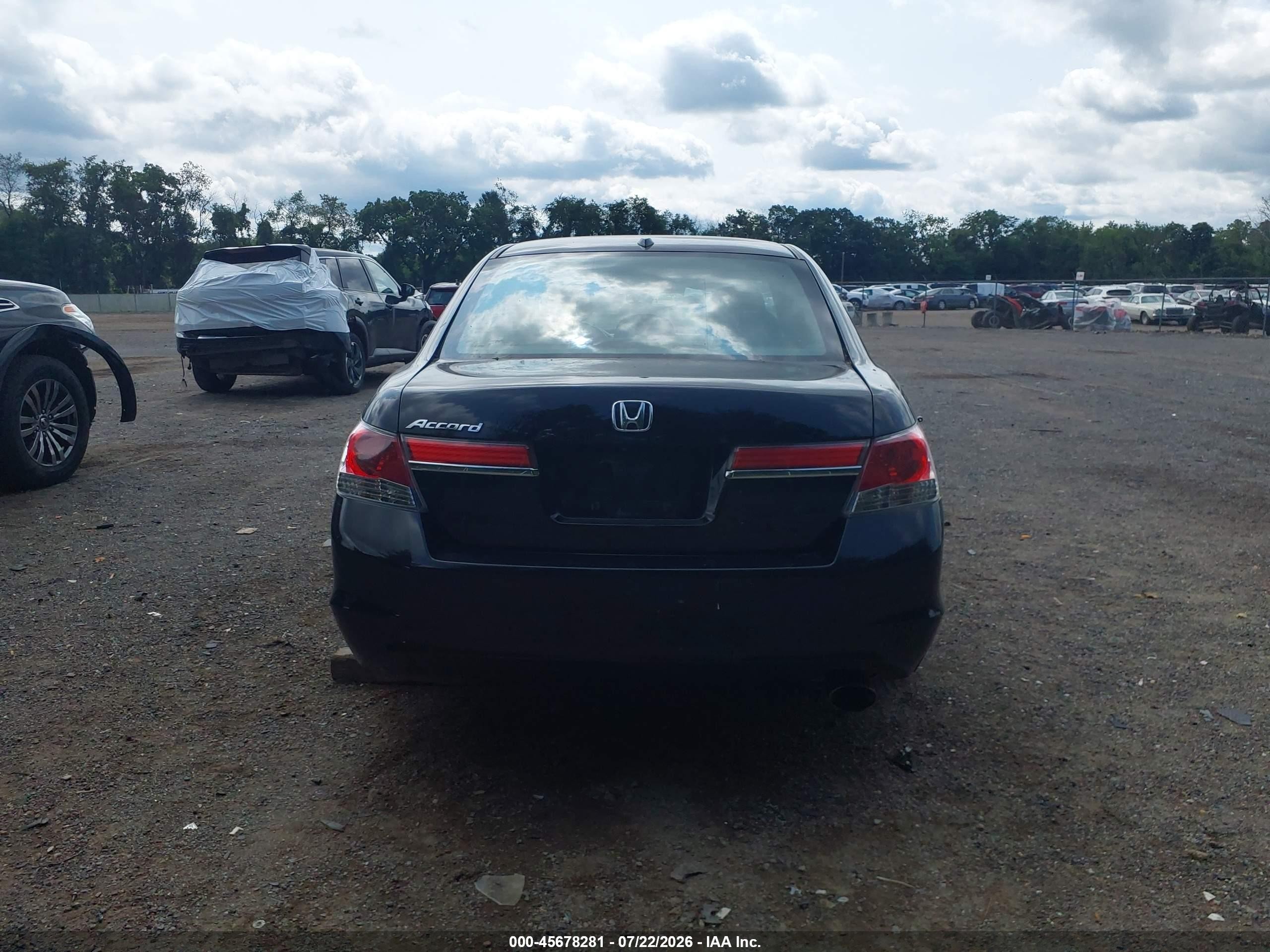 2011 Honda Accord 2.4 Ex-l Black vin: 1HGCP2F87BA087105
