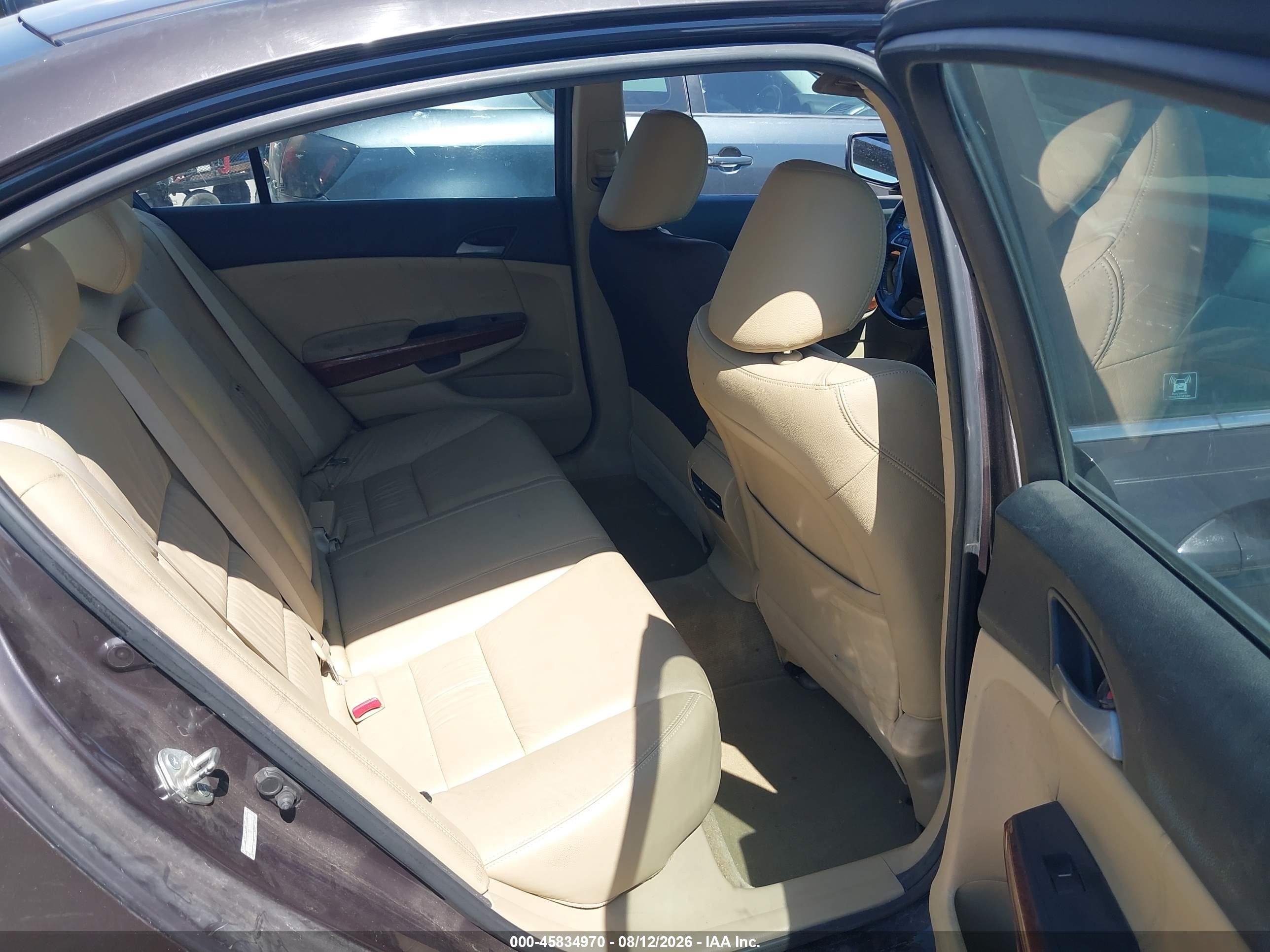 2011 Honda Accord 2.4 Ex-l Brown vin: 1HGCP2F87BA098444