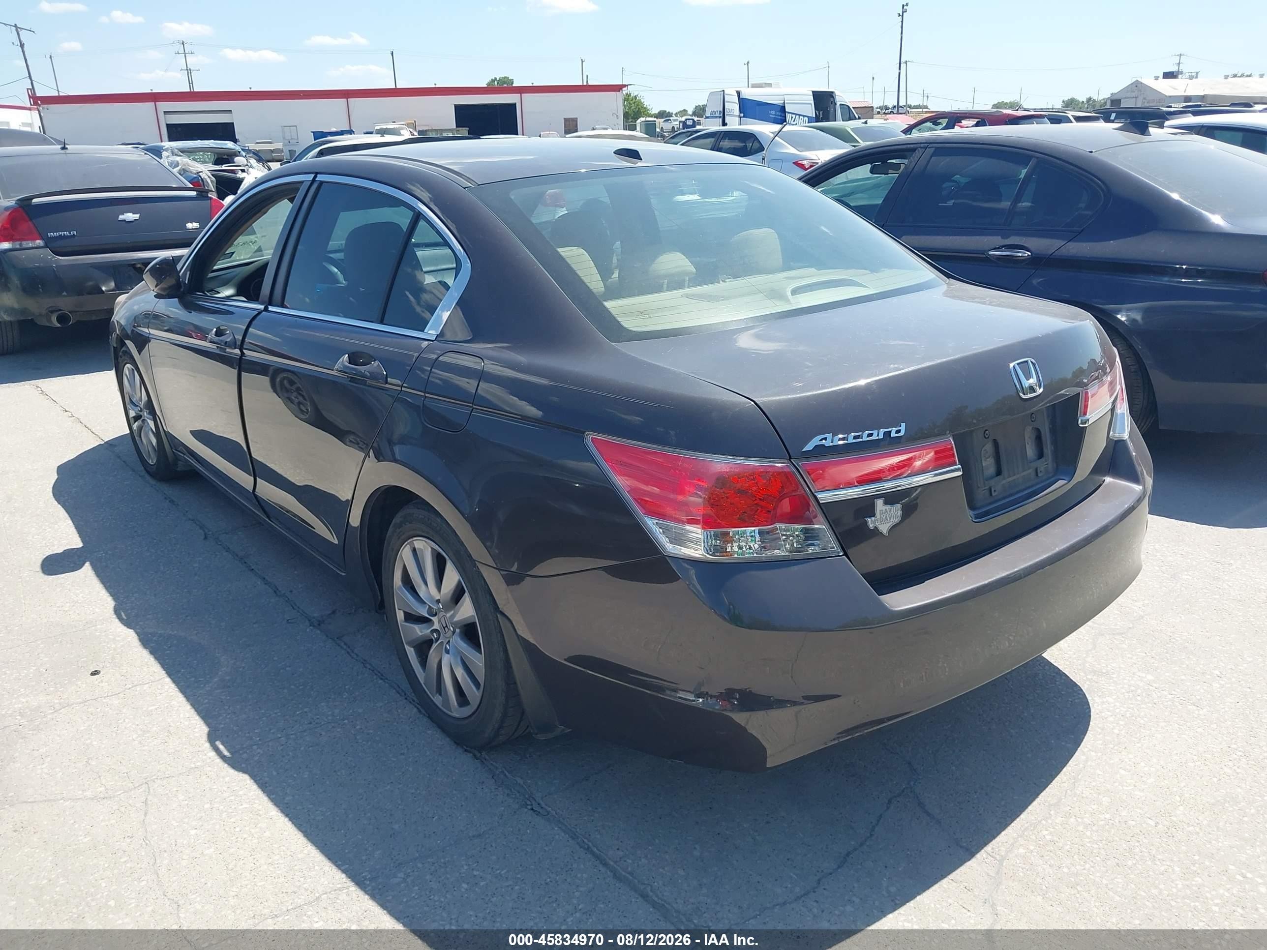 2011 Honda Accord 2.4 Ex-l Brown vin: 1HGCP2F87BA098444