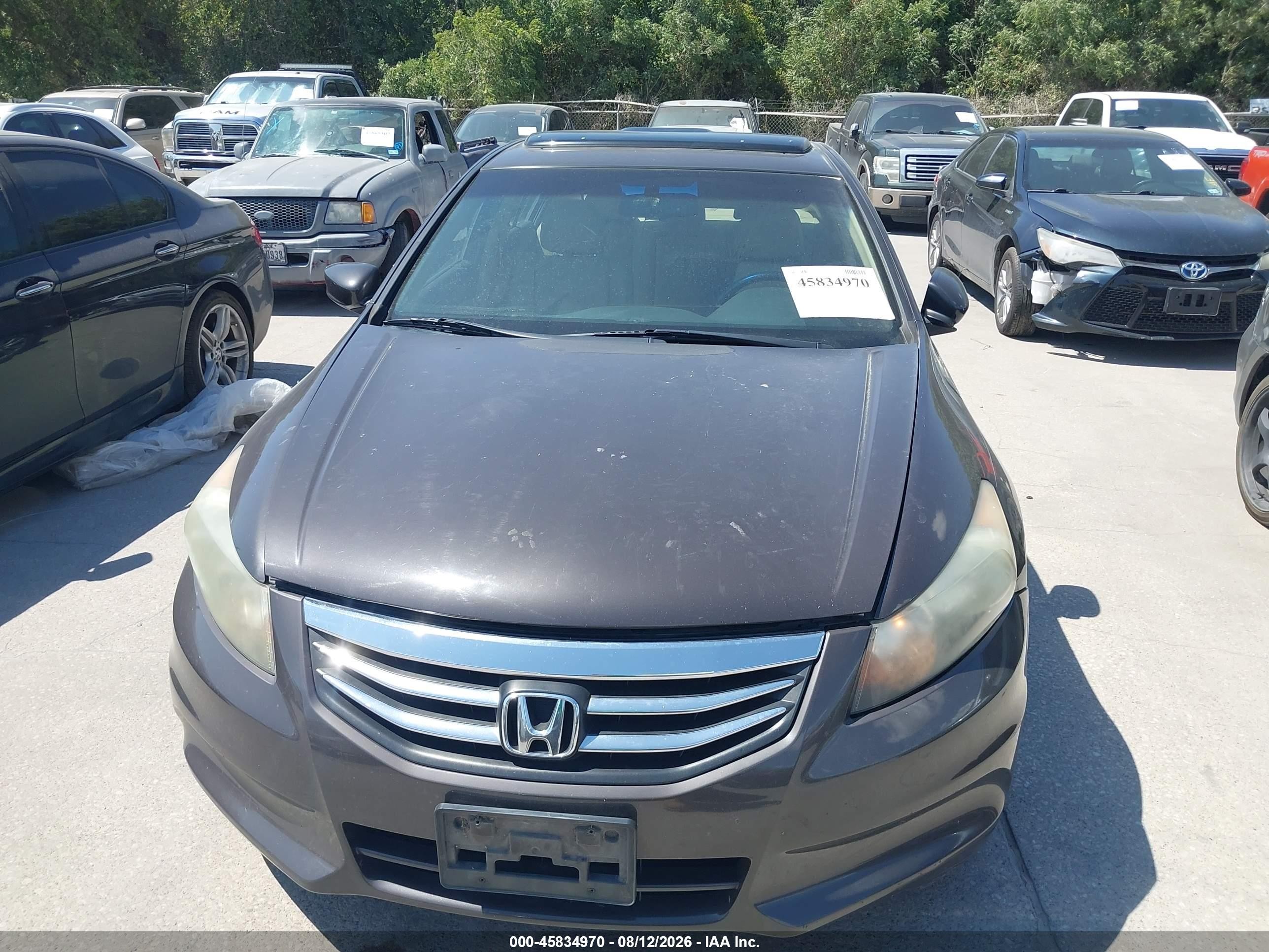 2011 Honda Accord 2.4 Ex-l Brown vin: 1HGCP2F87BA098444
