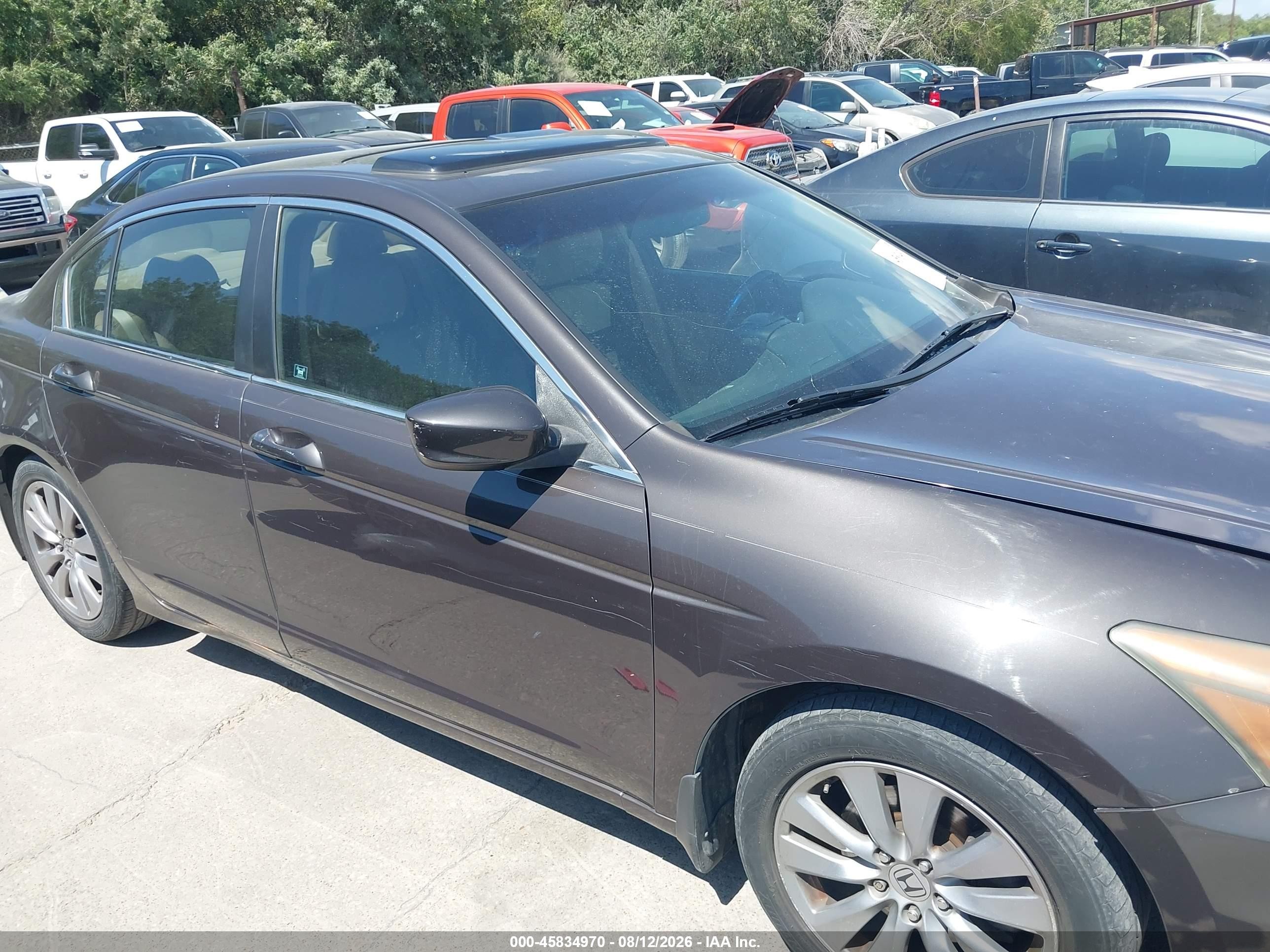 2011 Honda Accord 2.4 Ex-l Brown vin: 1HGCP2F87BA098444