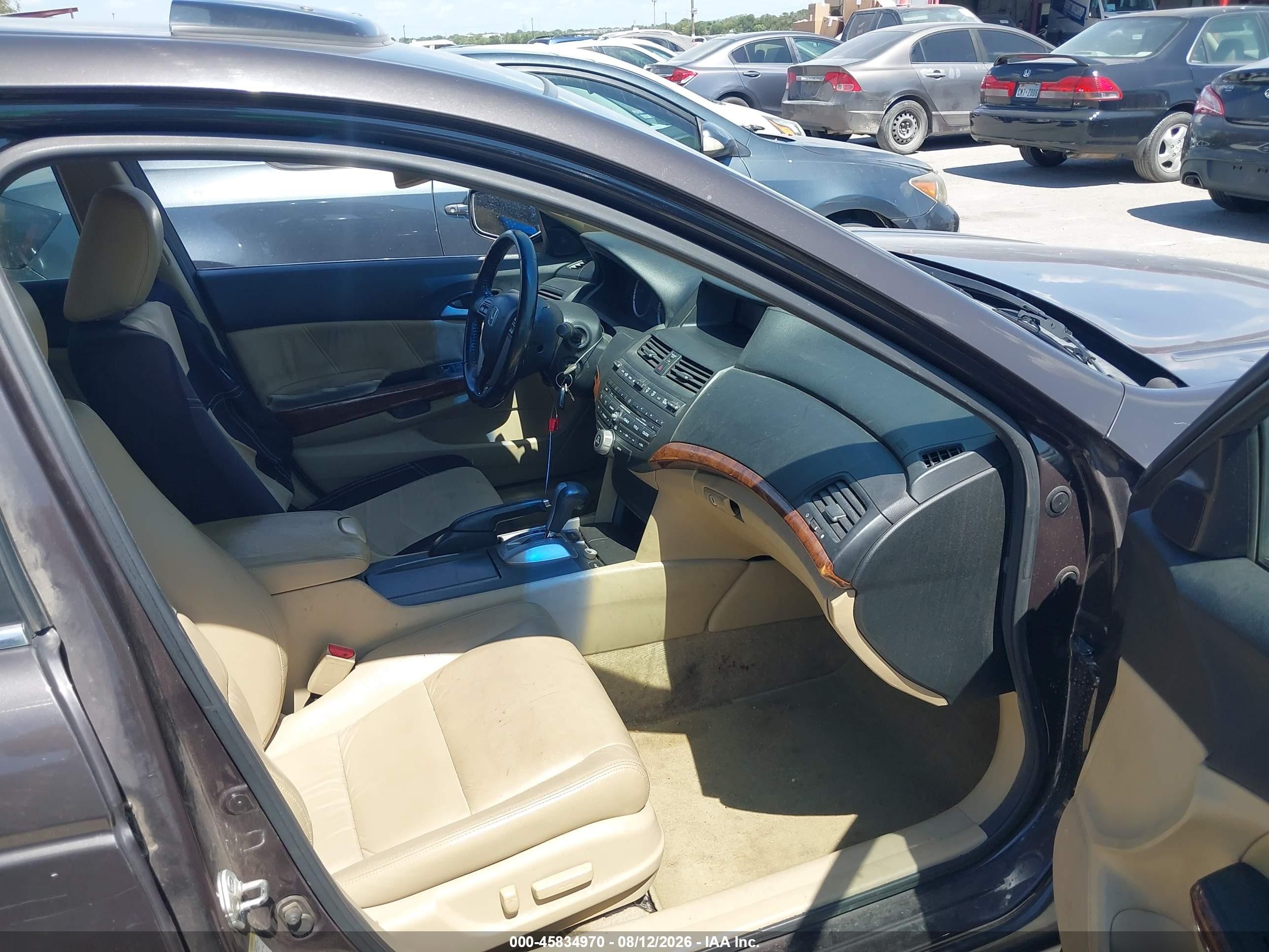 2011 Honda Accord 2.4 Ex-l Brown vin: 1HGCP2F87BA098444