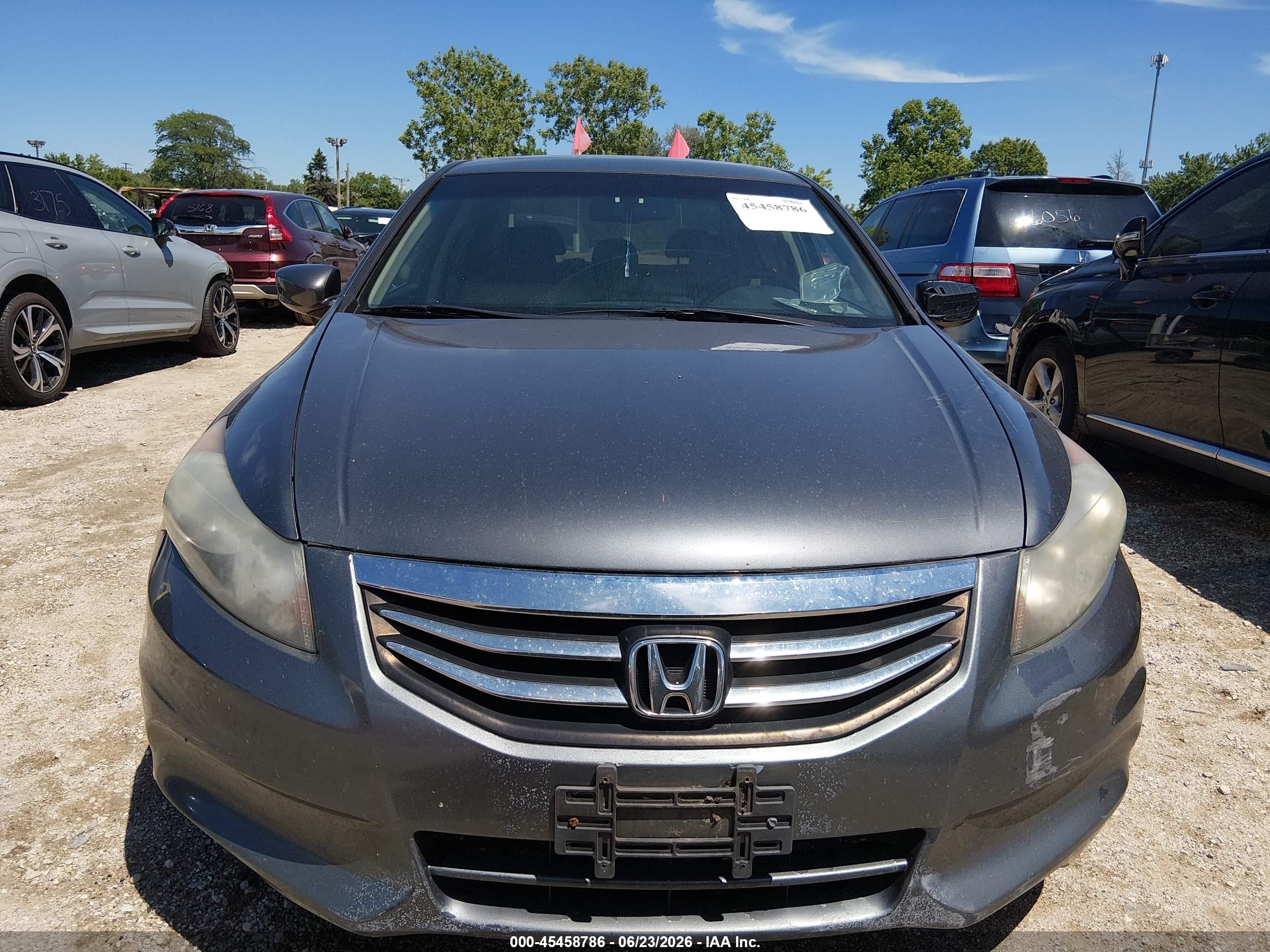 2011 Honda Accord 2.4 Ex-l Серый vin: 1HGCP2F87BA104727