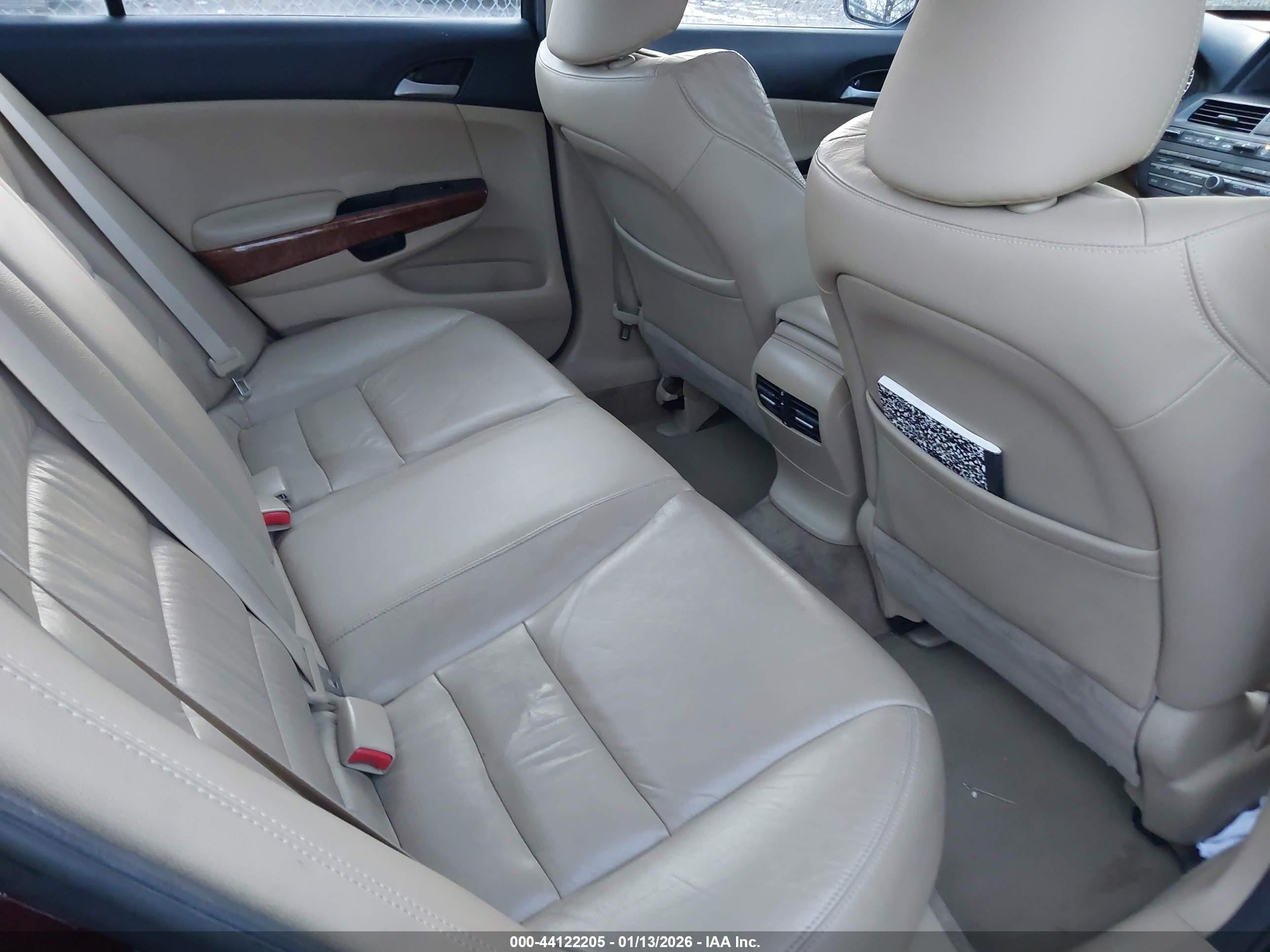 2011 Honda Accord 2.4 Ex-l Maroon vin: 1HGCP2F87BA131605
