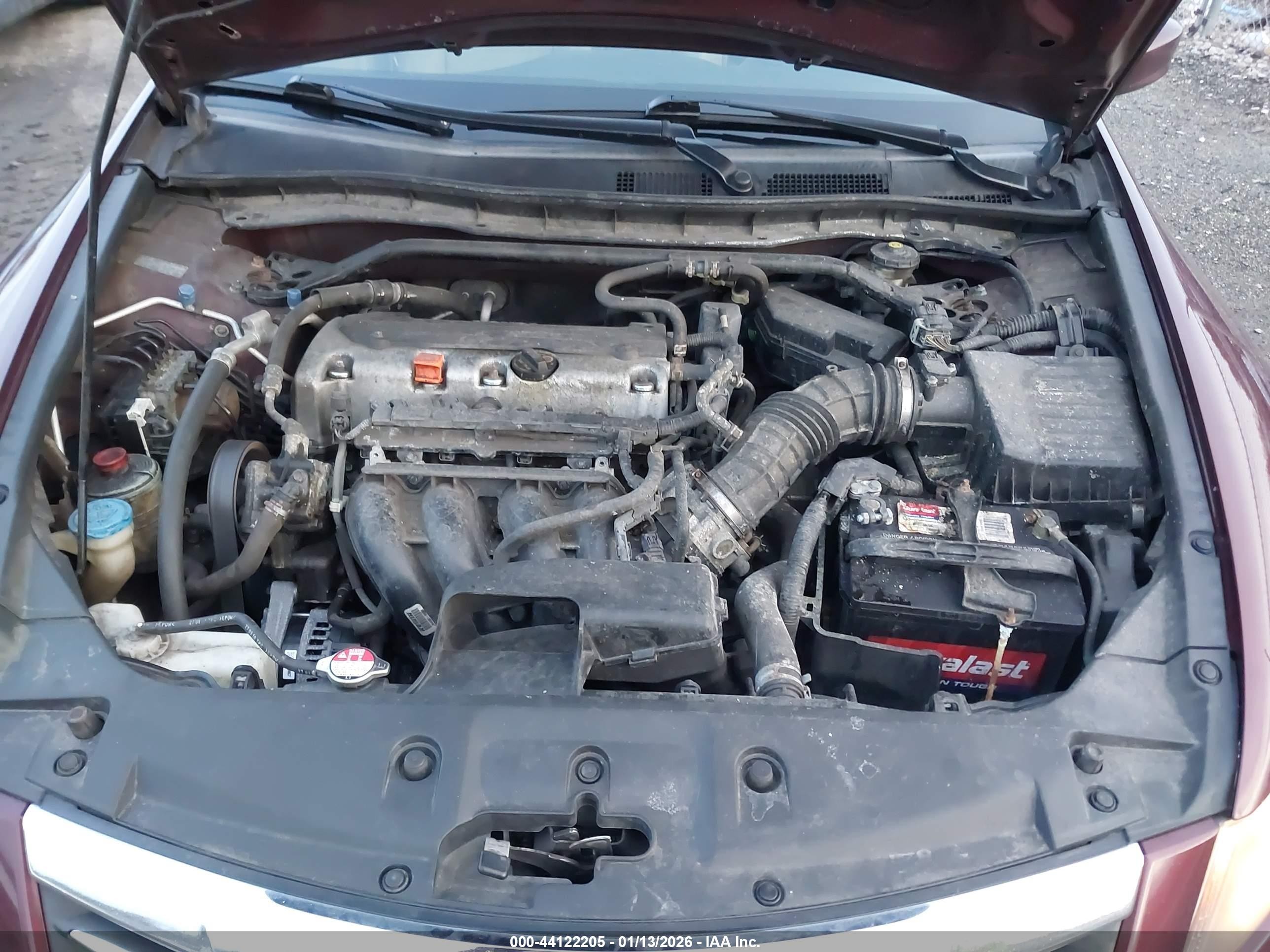 2011 Honda Accord 2.4 Ex-l Maroon vin: 1HGCP2F87BA131605
