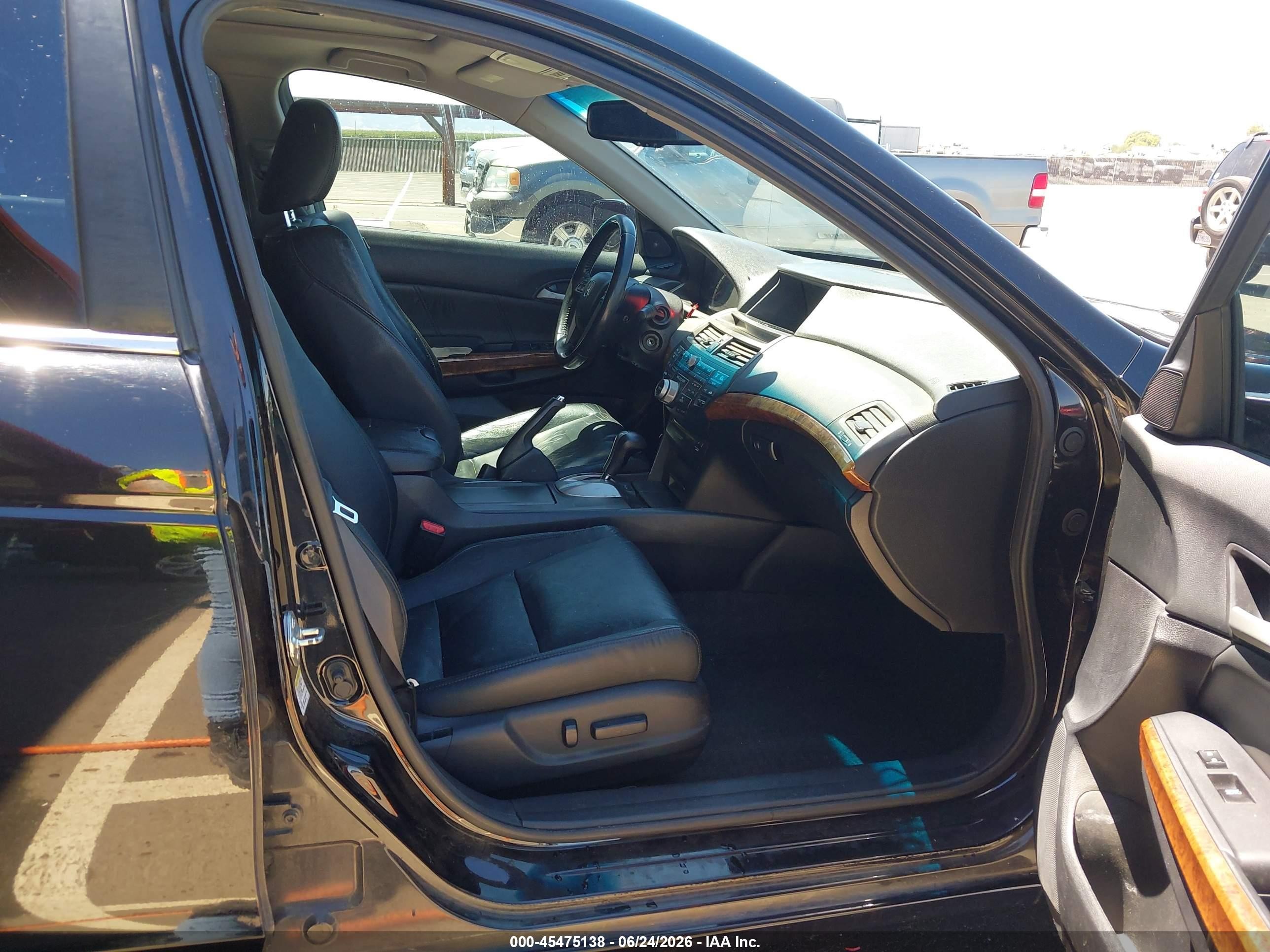 2011 Honda Accord 2.4 Ex-l Black vin: 1HGCP2F87BA139073
