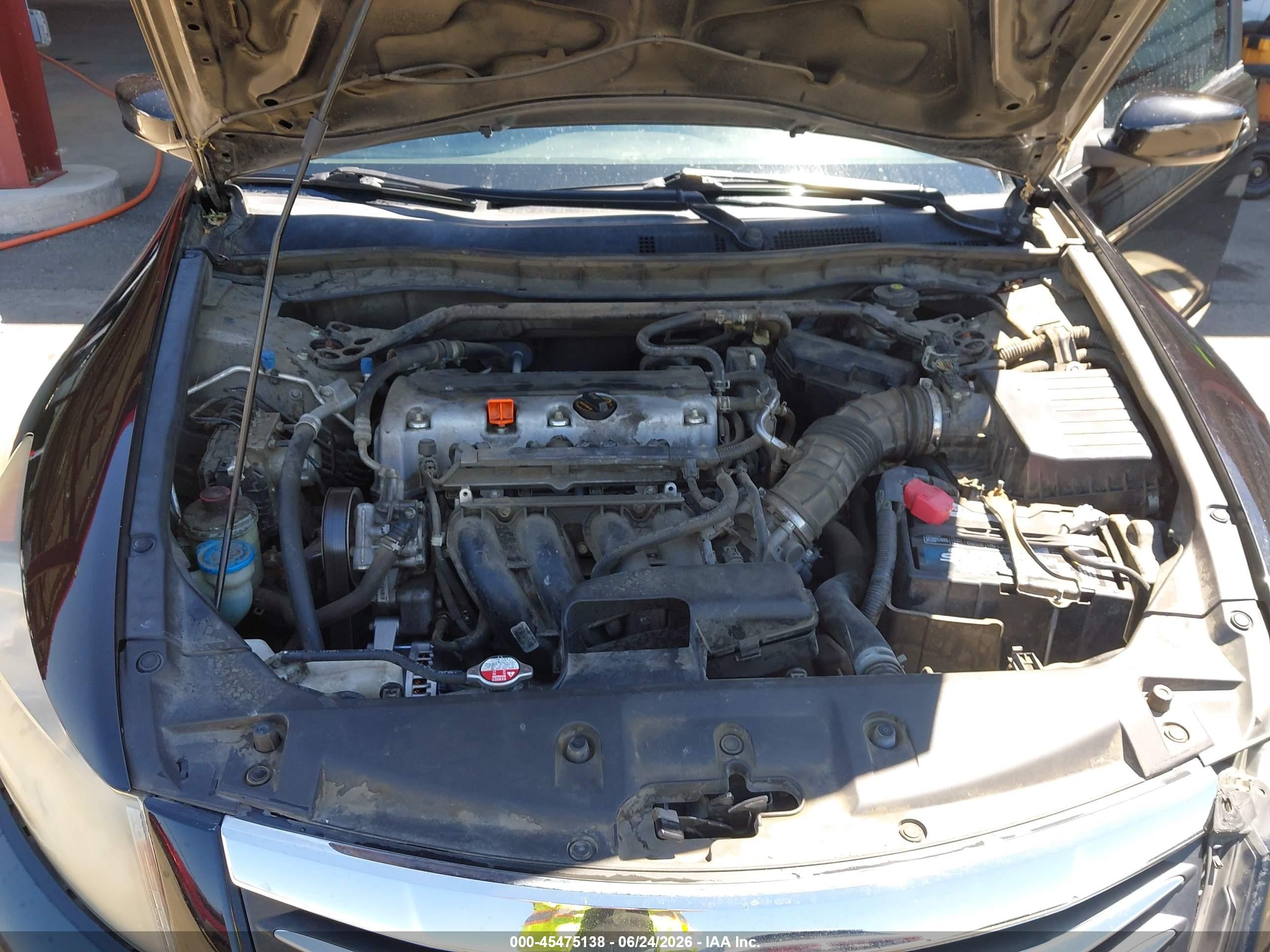 2011 Honda Accord 2.4 Ex-l Black vin: 1HGCP2F87BA139073