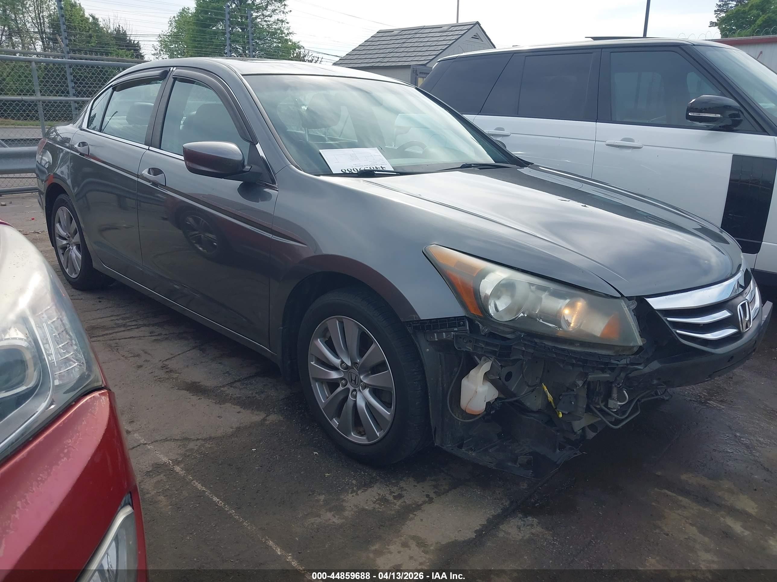 2011 Honda Accord 2.4 Ex-l Gray vin: 1HGCP2F87BA146606