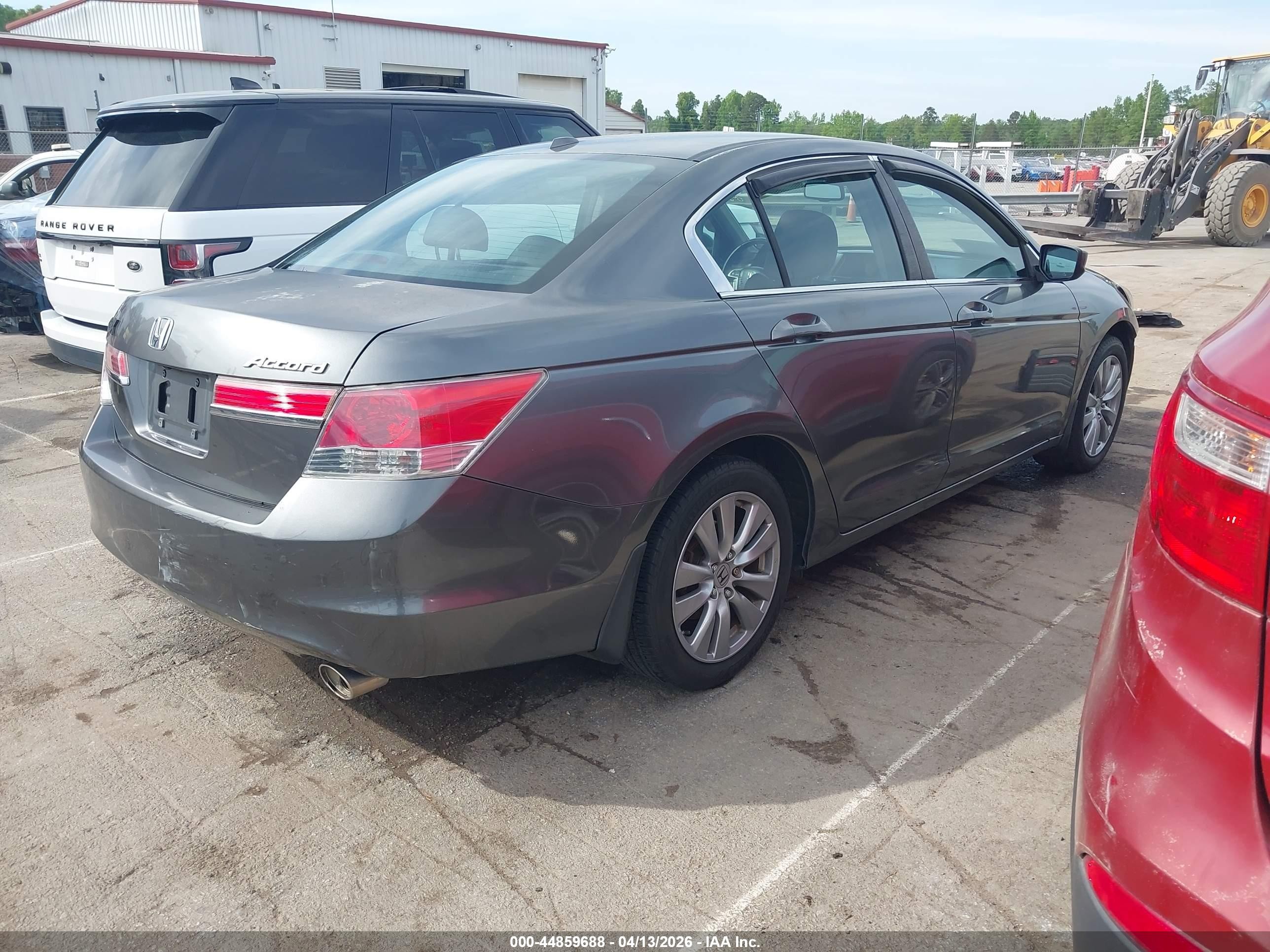 2011 Honda Accord 2.4 Ex-l Gray vin: 1HGCP2F87BA146606