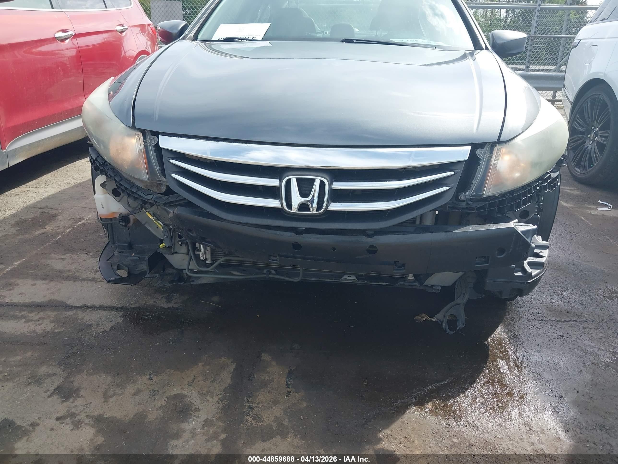2011 Honda Accord 2.4 Ex-l Gray vin: 1HGCP2F87BA146606