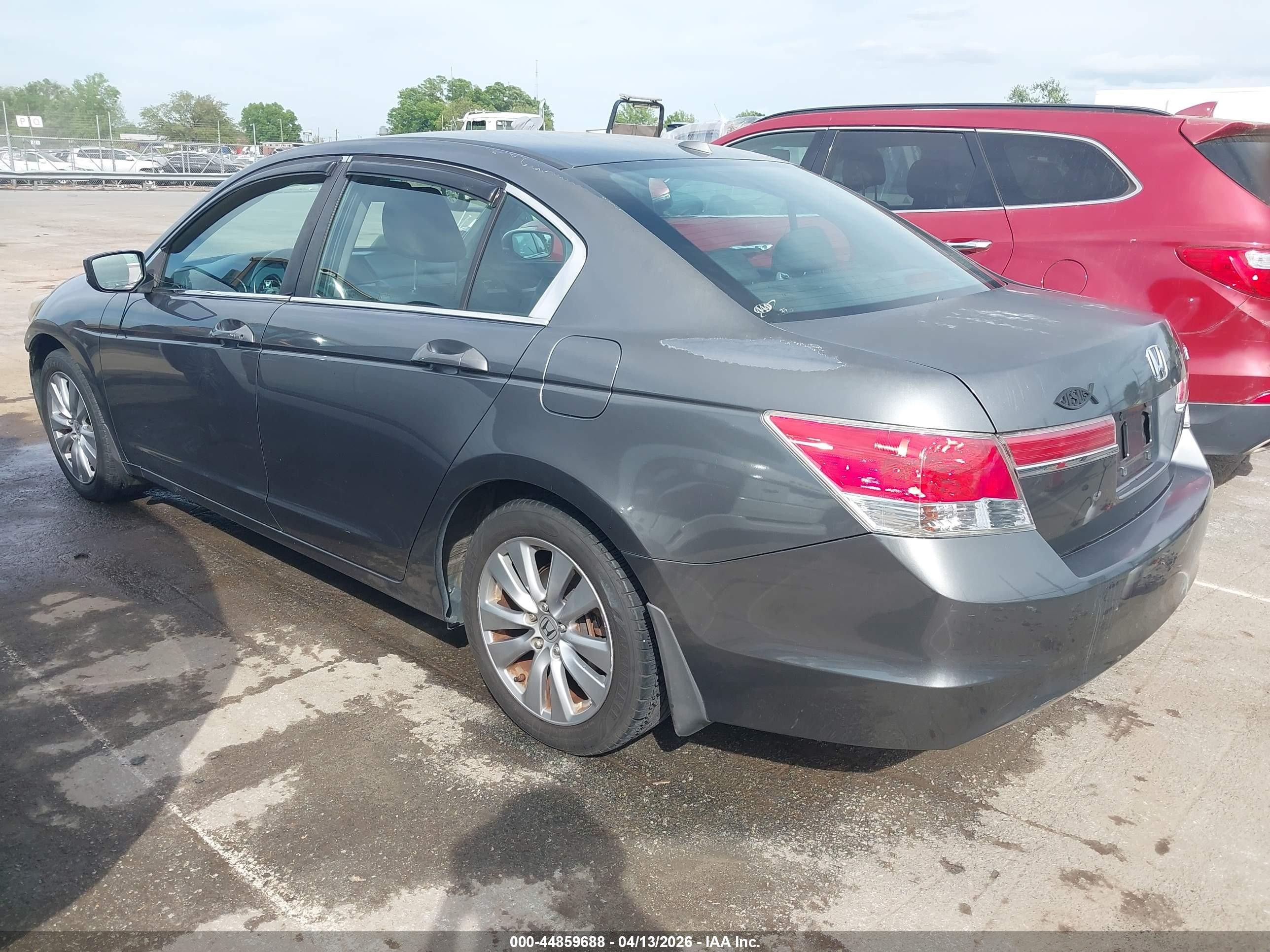 2011 Honda Accord 2.4 Ex-l Gray vin: 1HGCP2F87BA146606