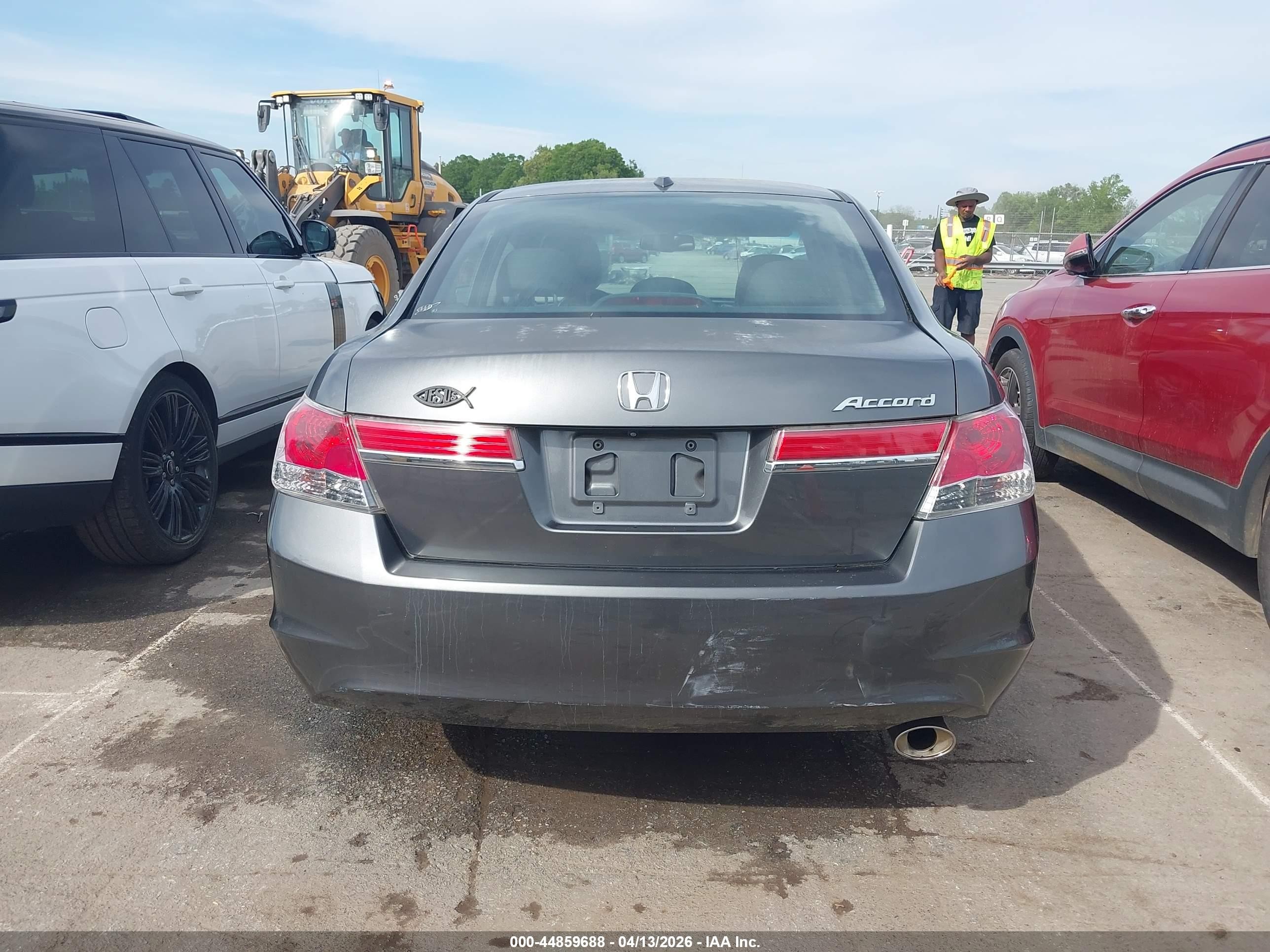 2011 Honda Accord 2.4 Ex-l Gray vin: 1HGCP2F87BA146606