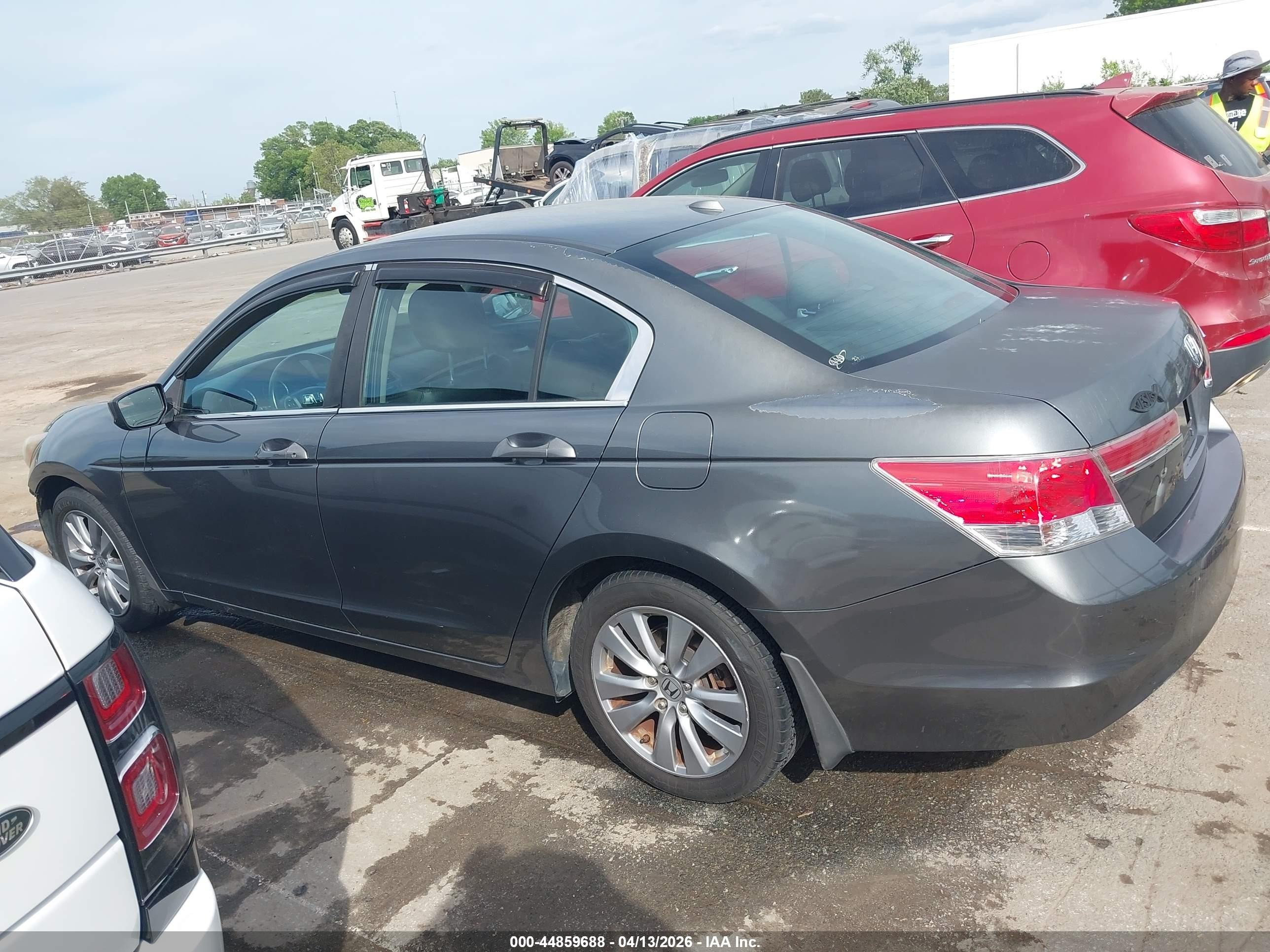 2011 Honda Accord 2.4 Ex-l Gray vin: 1HGCP2F87BA146606
