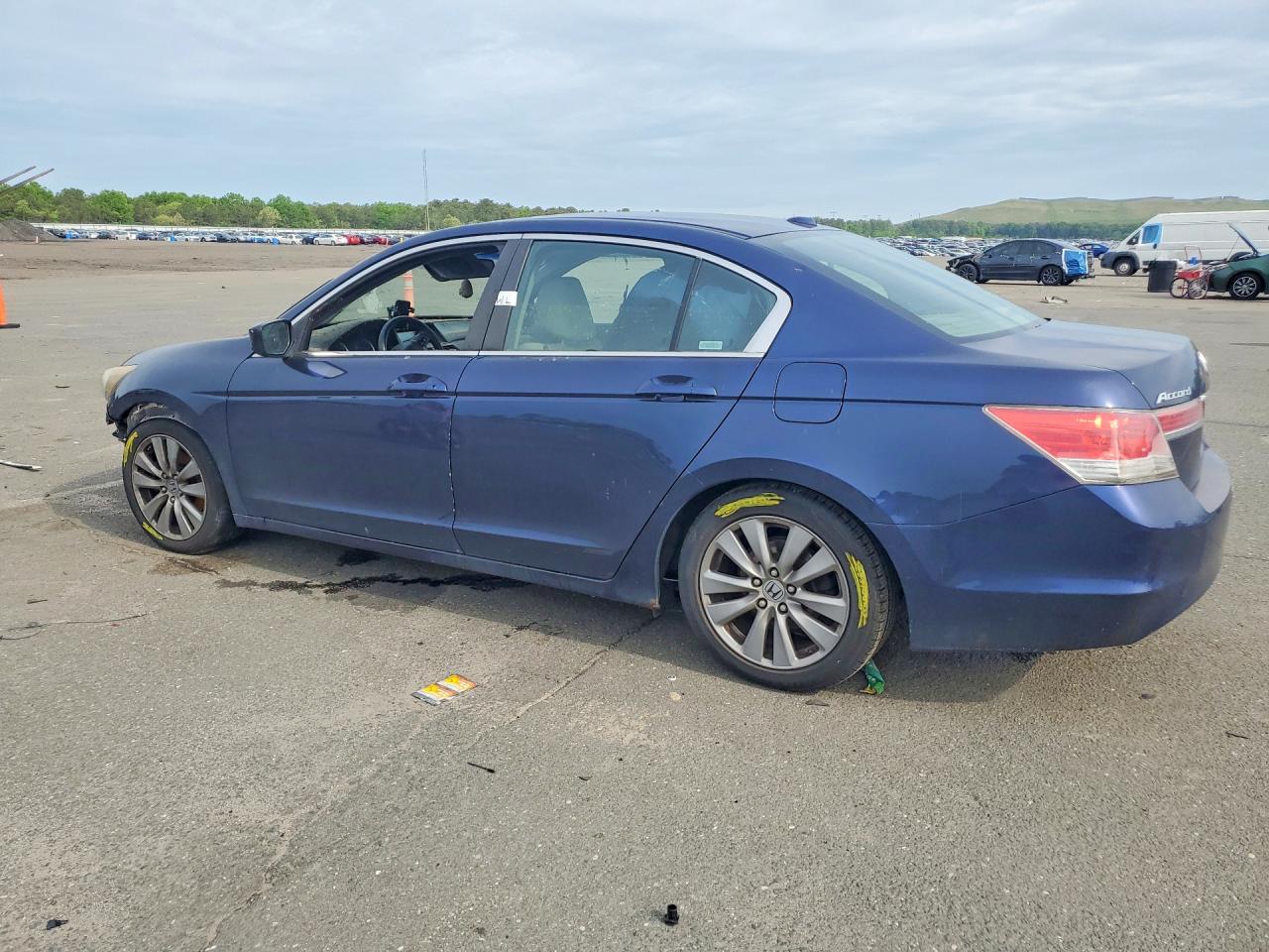 2011 Honda Accord Exl Blue vin: 1HGCP2F87BA154978