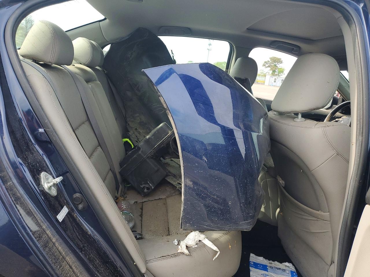 2011 Honda Accord Exl Blue vin: 1HGCP2F87BA154978