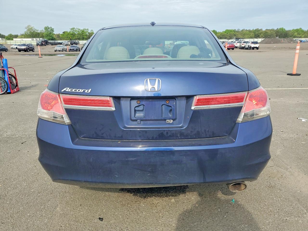 2011 Honda Accord Exl Blue vin: 1HGCP2F87BA154978