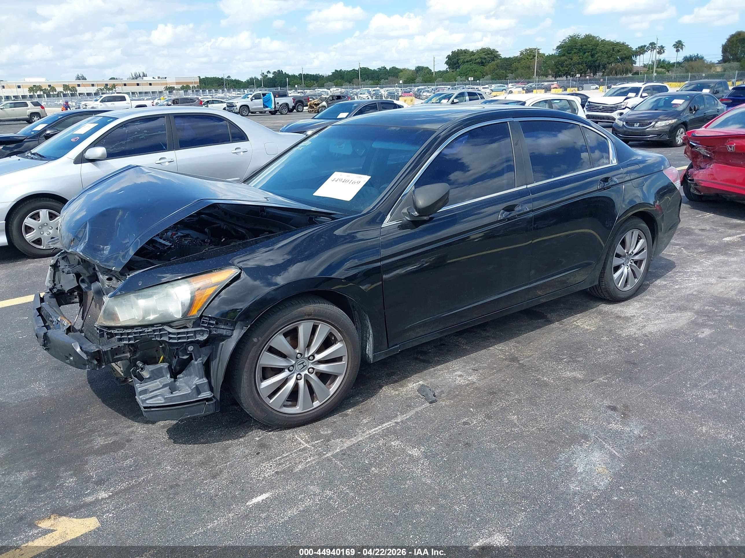 2012 Honda Accord 2.4 Ex-l Черный vin: 1HGCP2F87CA069320