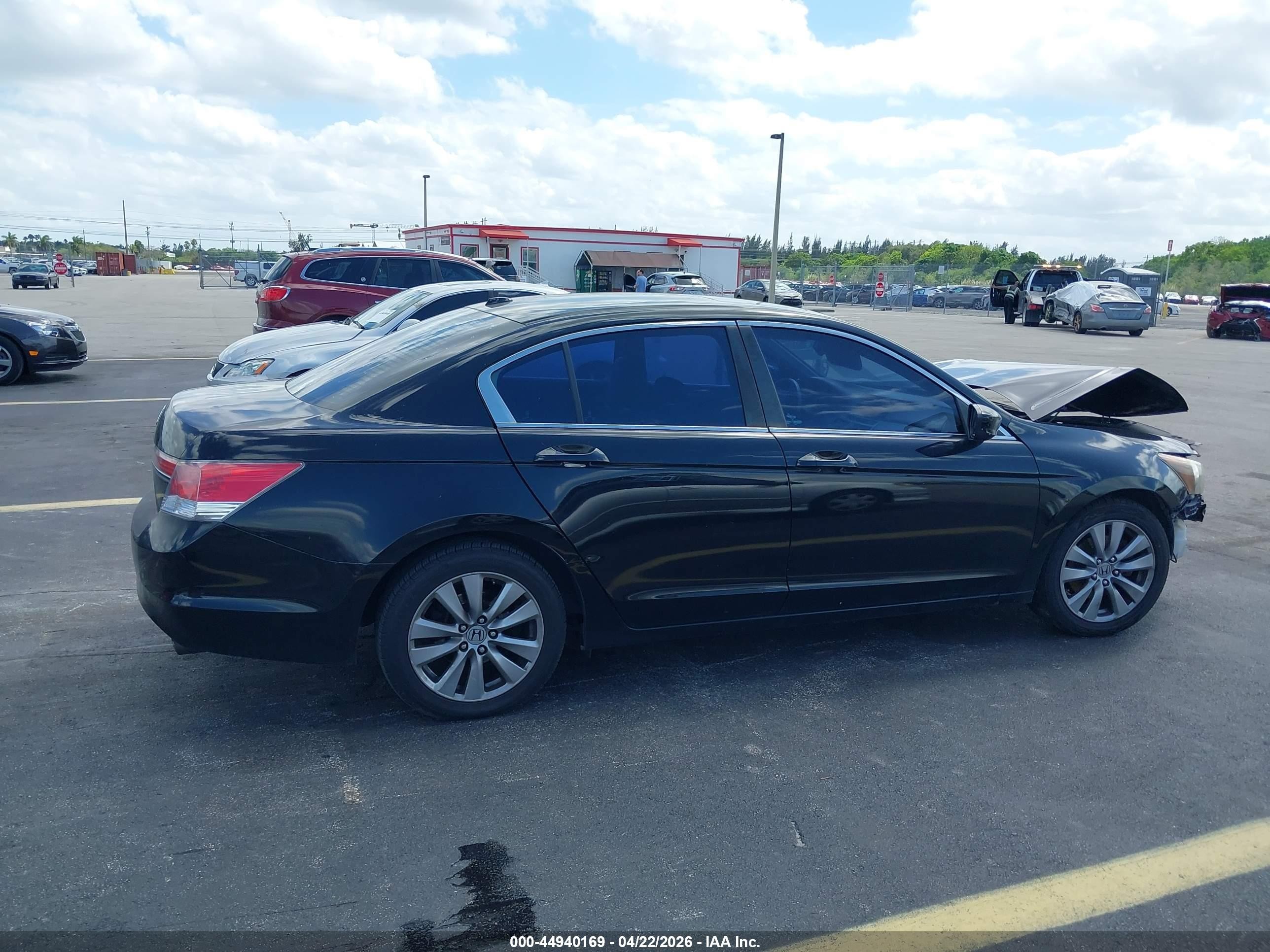 2012 Honda Accord 2.4 Ex-l Черный vin: 1HGCP2F87CA069320