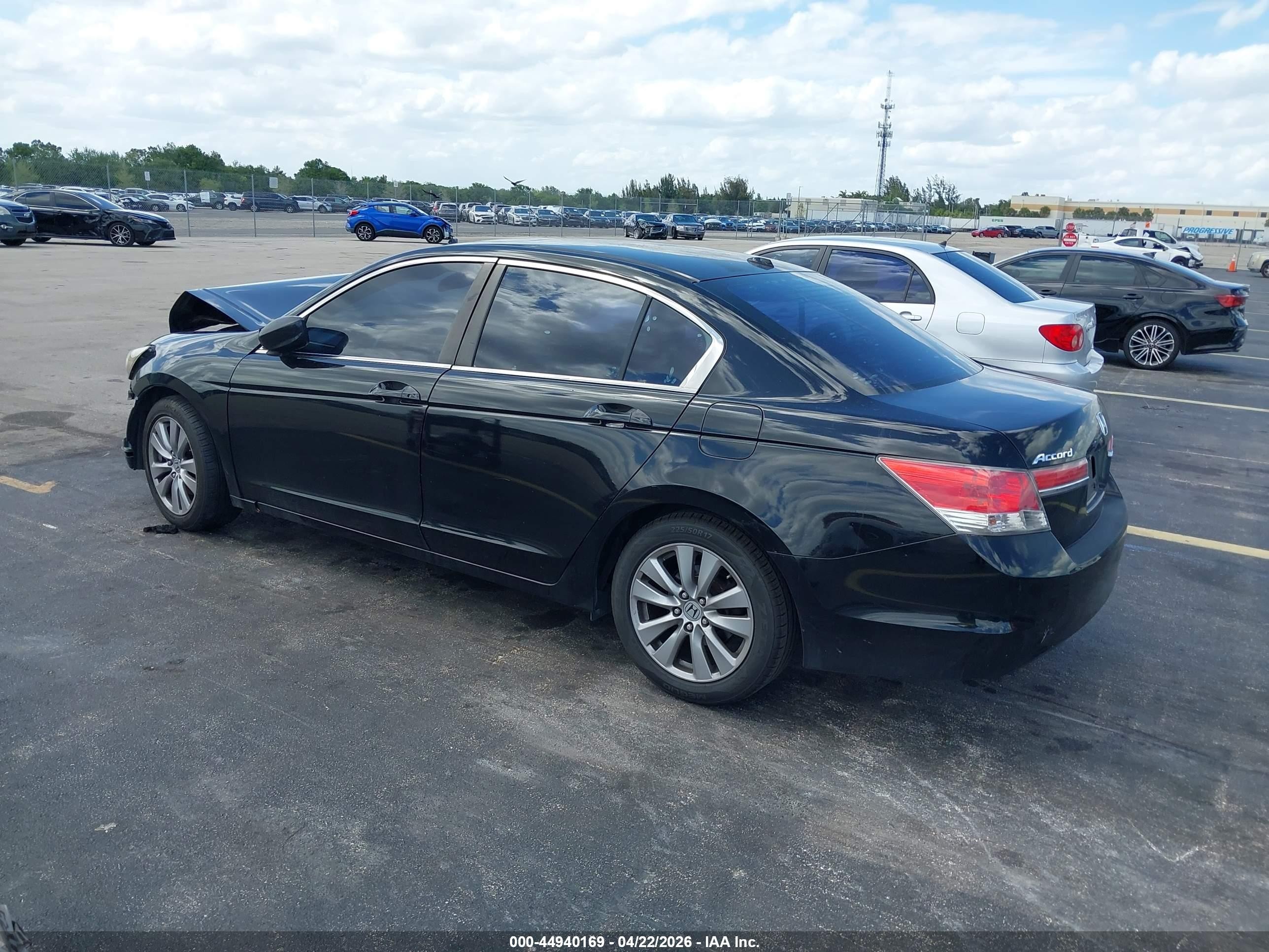 2012 Honda Accord 2.4 Ex-l Черный vin: 1HGCP2F87CA069320