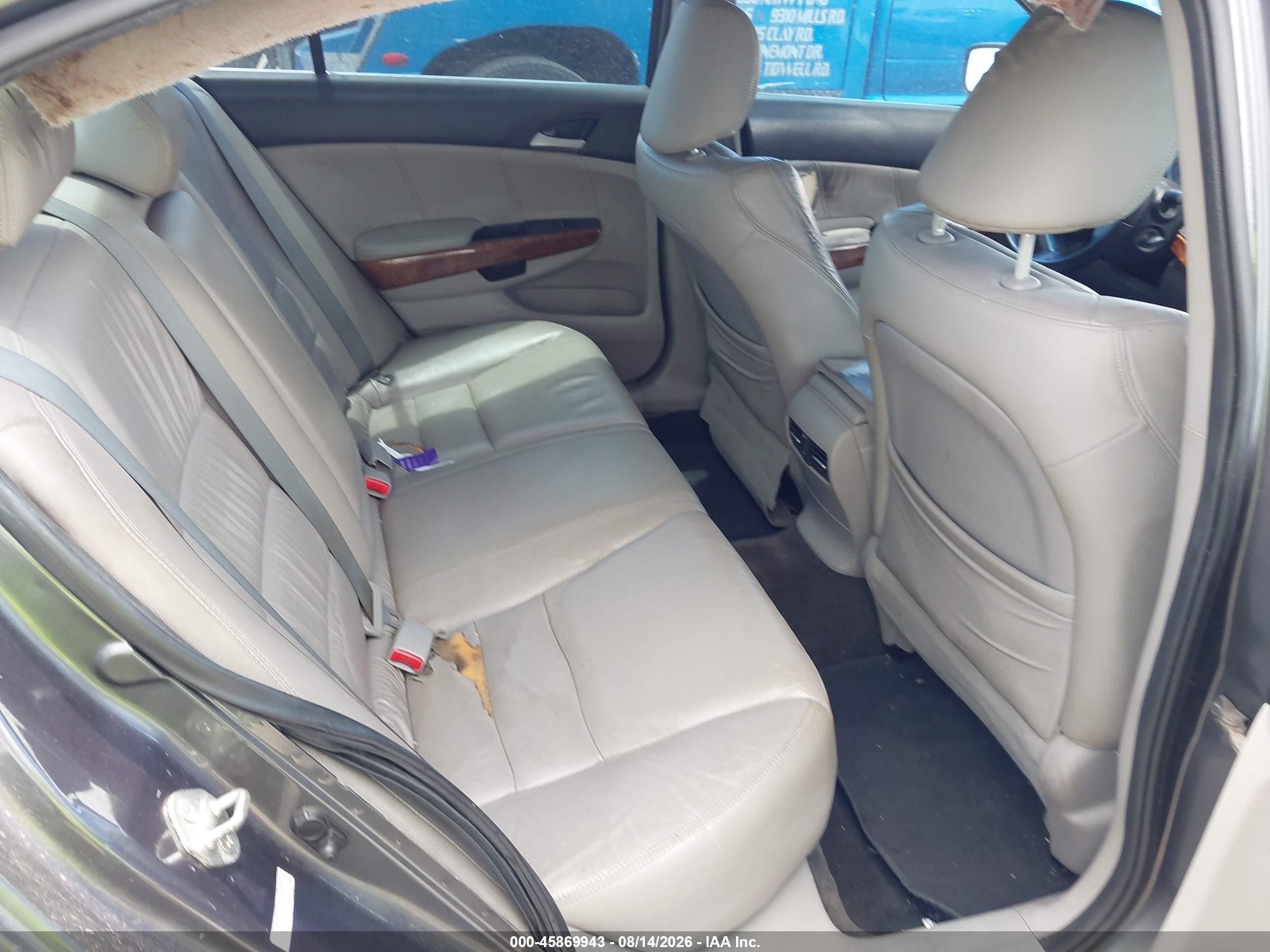 2012 Honda Accord 2.4 Ex-l Серый vin: 1HGCP2F87CA073741