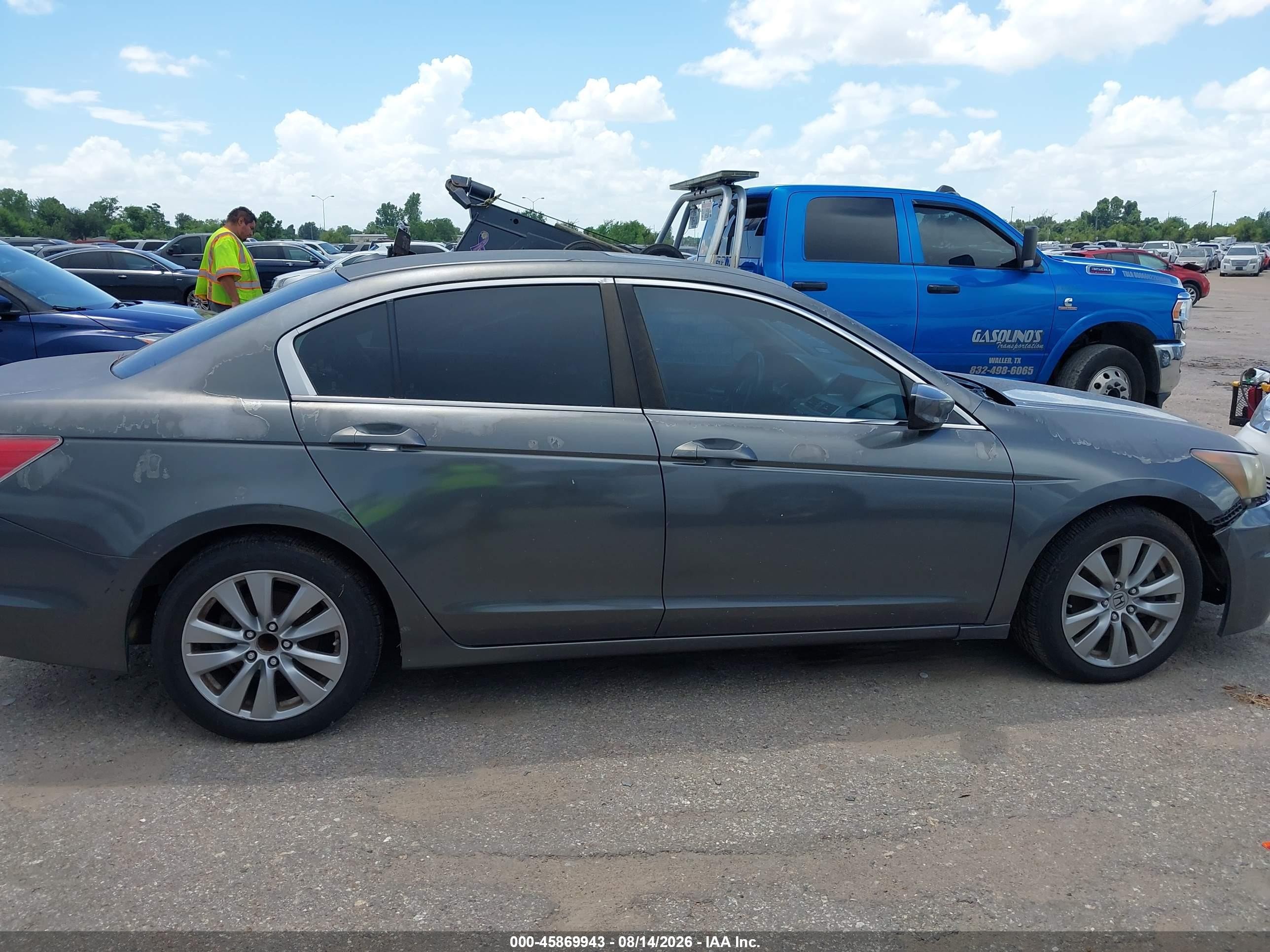 2012 Honda Accord 2.4 Ex-l Серый vin: 1HGCP2F87CA073741