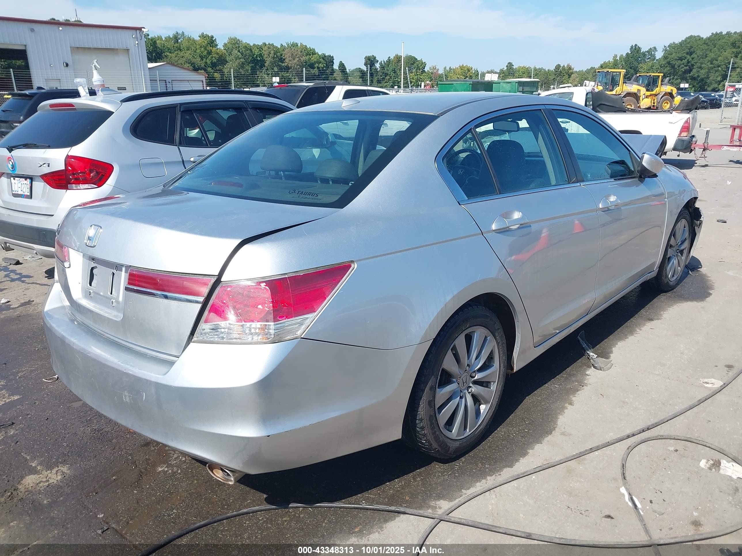 2012 Honda Accord Sdn 2.4 Ex-l/ex-l Silver vin: 1HGCP2F87CA076414
