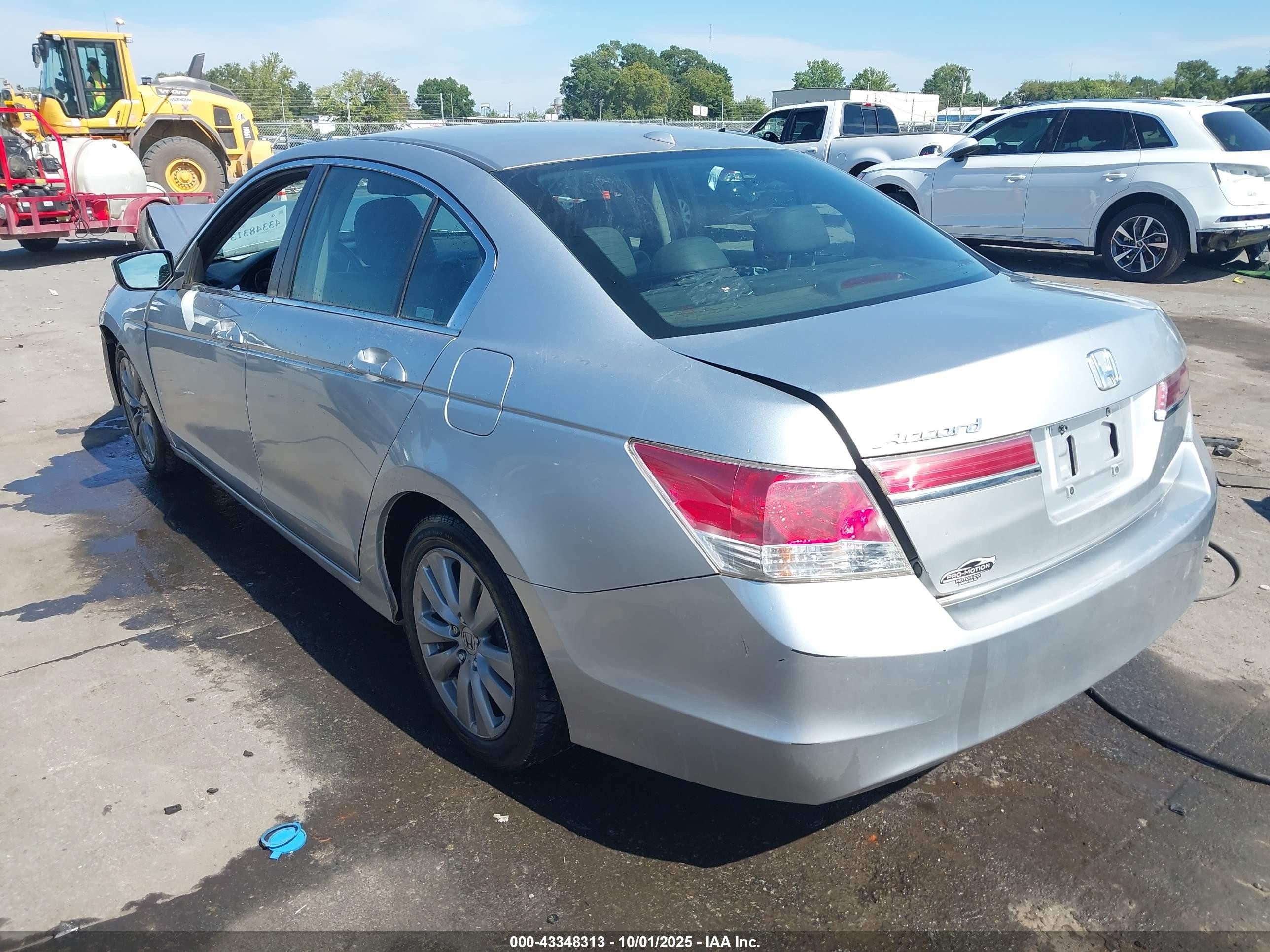 2012 Honda Accord Sdn 2.4 Ex-l/ex-l Silver vin: 1HGCP2F87CA076414