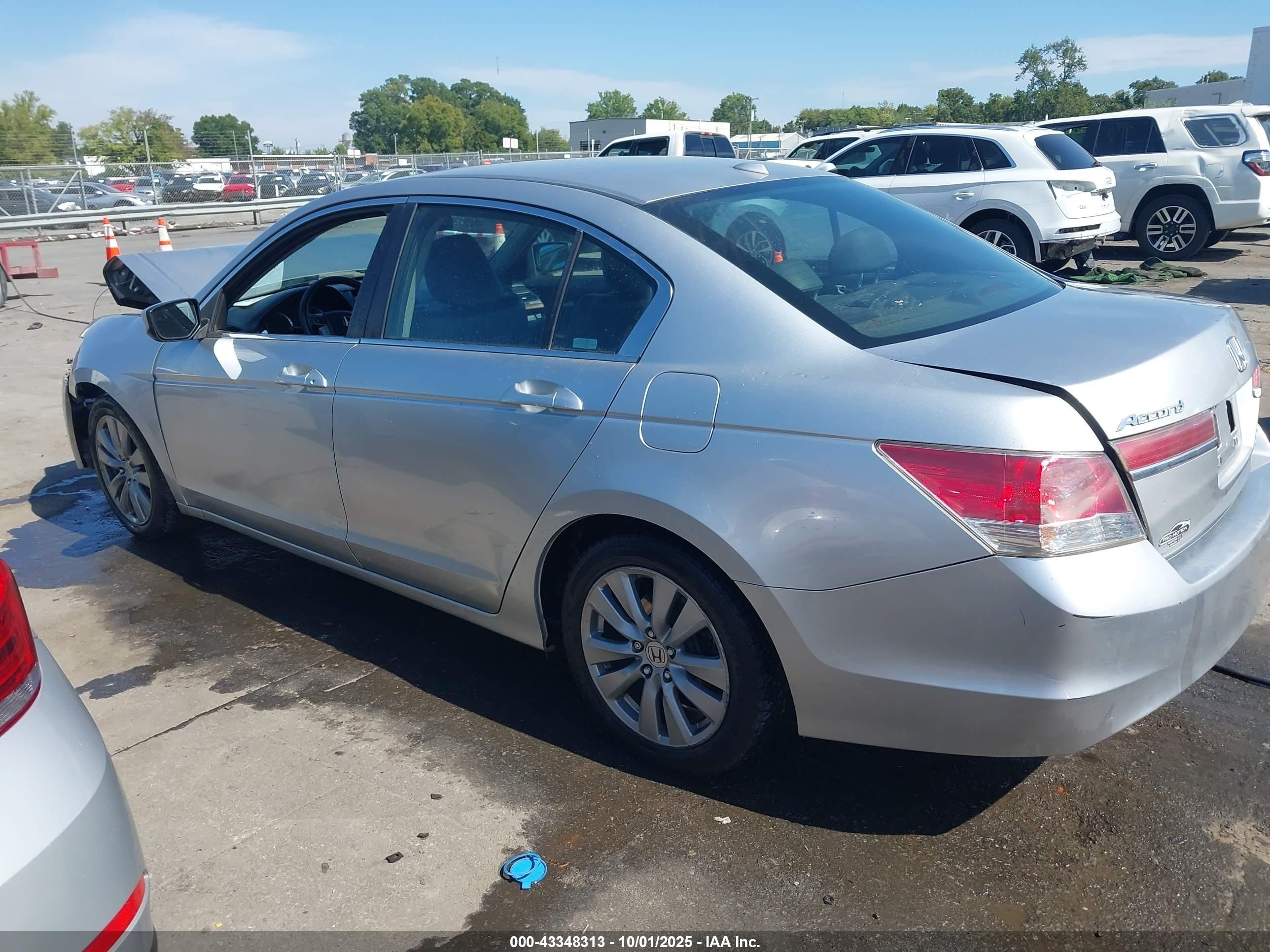 2012 Honda Accord Sdn 2.4 Ex-l/ex-l Silver vin: 1HGCP2F87CA076414