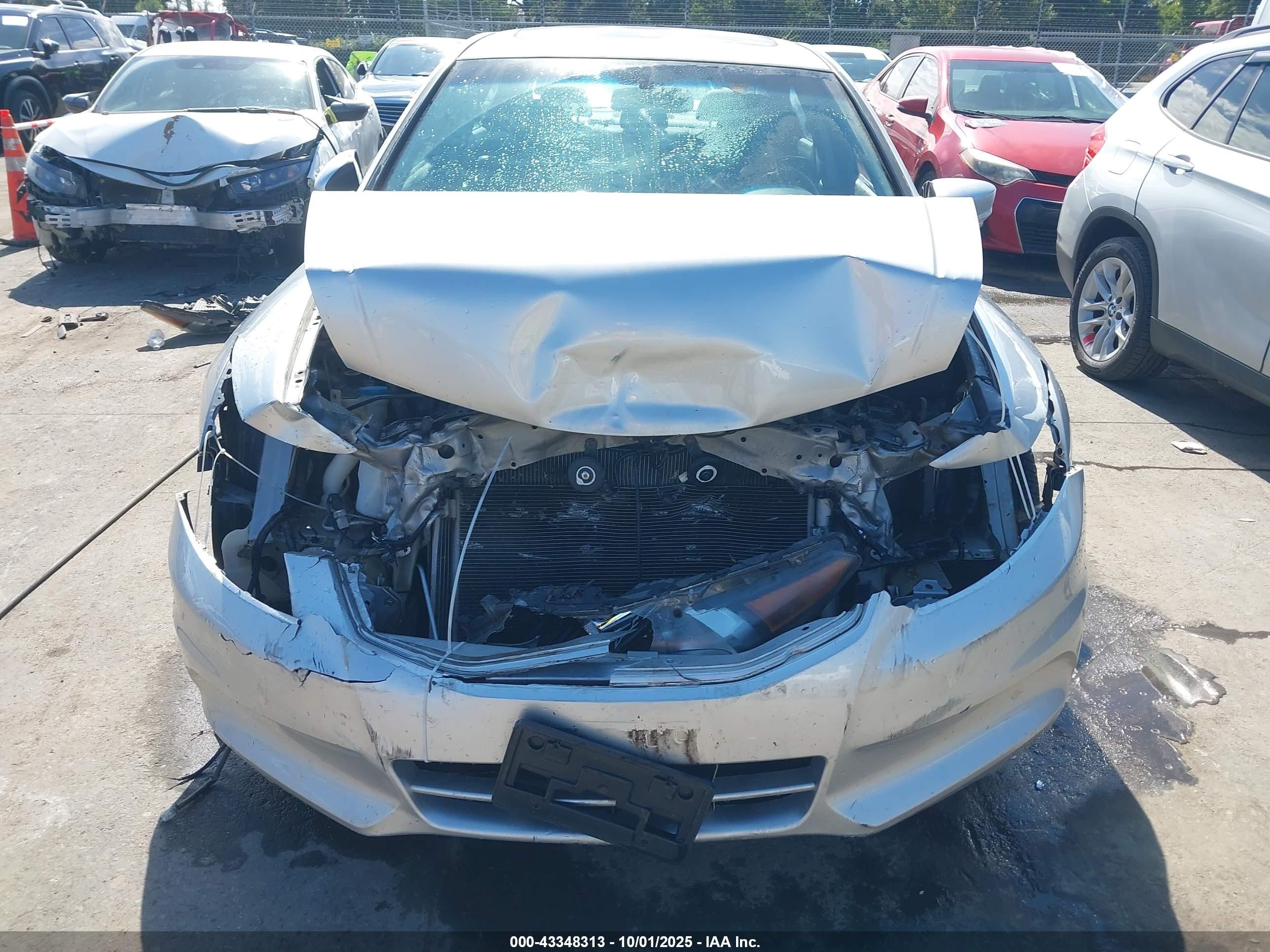 2012 Honda Accord Sdn 2.4 Ex-l/ex-l Silver vin: 1HGCP2F87CA076414