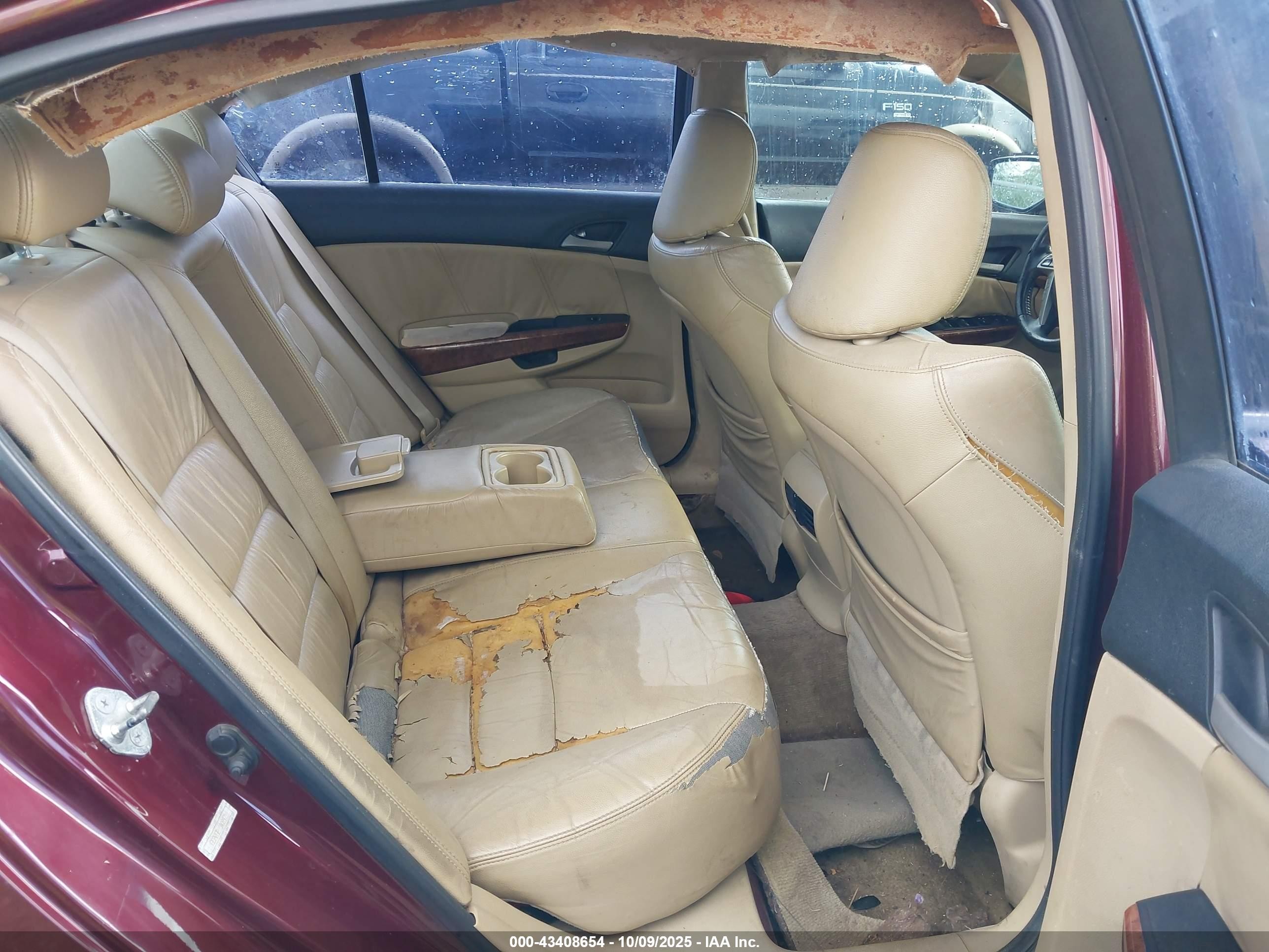 2012 Honda Accord Sdn 2.4 Ex-l/ex-l Maroon vin: 1HGCP2F87CA089714